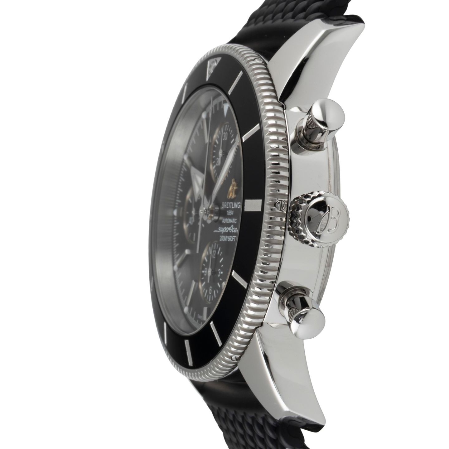 Breitling Superocean Heritage II Chronograph A13312 (2017) - Zwart wijzerplaat 46mm Staal (6/8)