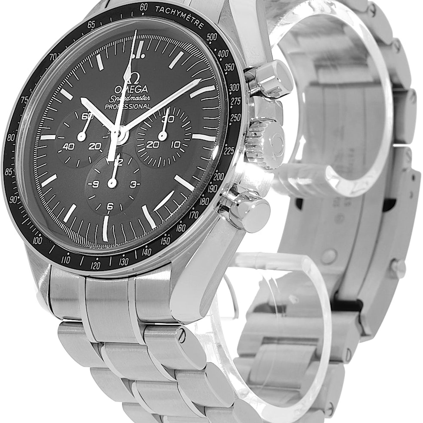 Omega Speedmaster Professional Moonwatch 311.30.42.30.01.005 (2018) - Black dial 42 mm Steel case (3/5)