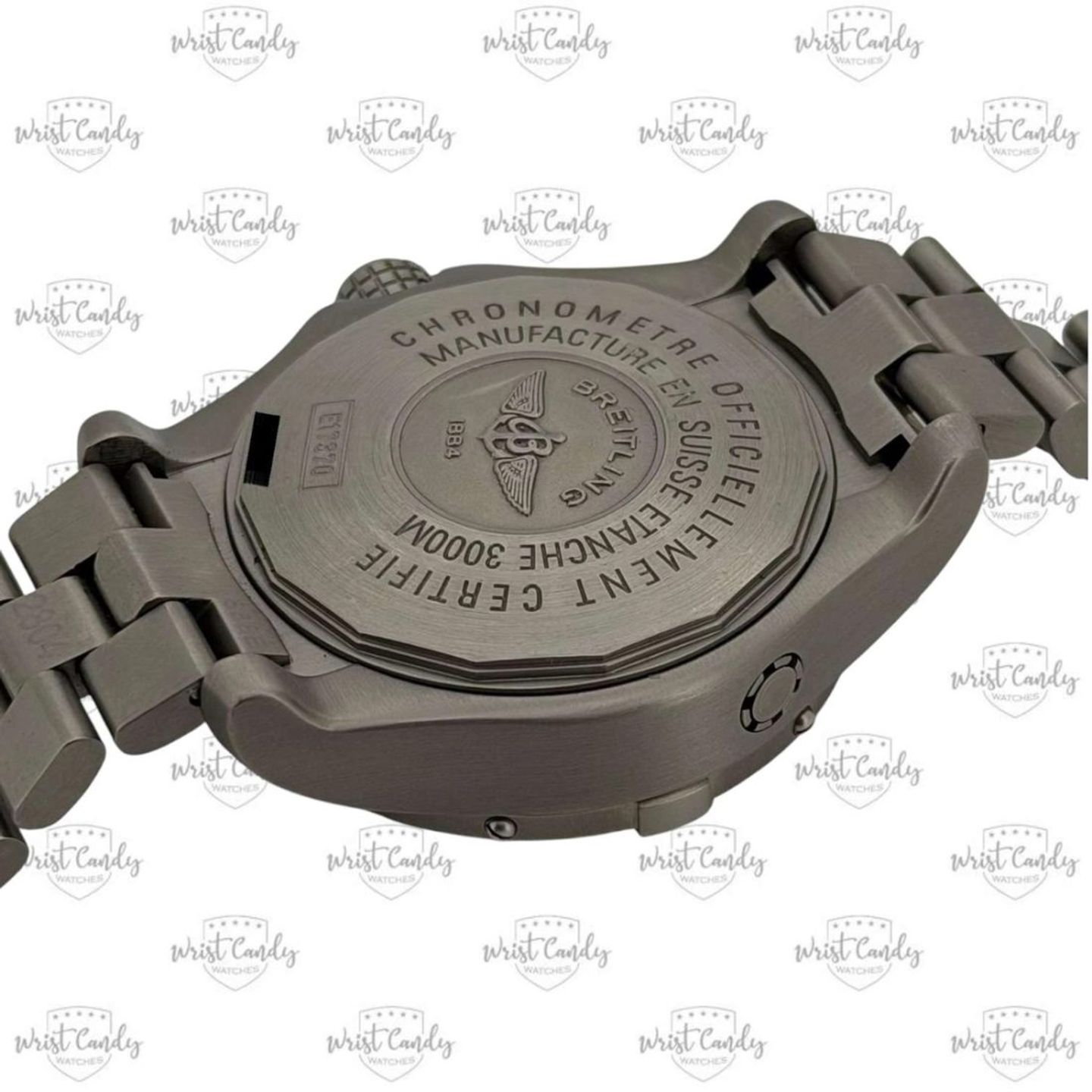 Breitling Avenger Seawolf E17370 (2007) - Blue dial 44 mm Titanium case (6/8)