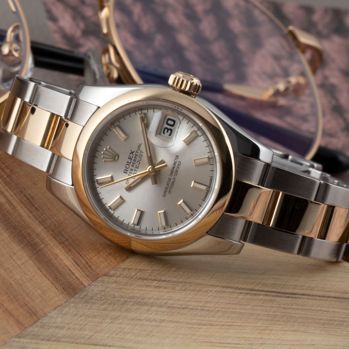 Rolex Lady-Datejust 179163 (Unknown (random serial)) - 26 mm Gold/Steel case (2/8)