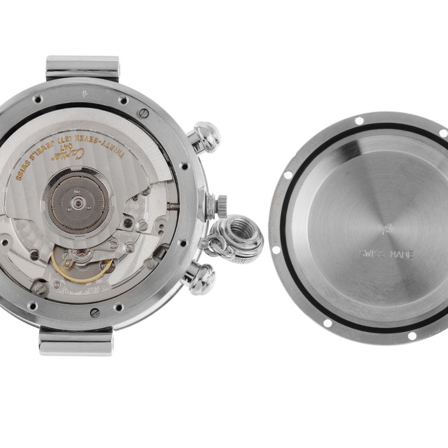 Cartier Pasha C 2412 (2002) - Silver dial 36 mm Steel case (8/8)