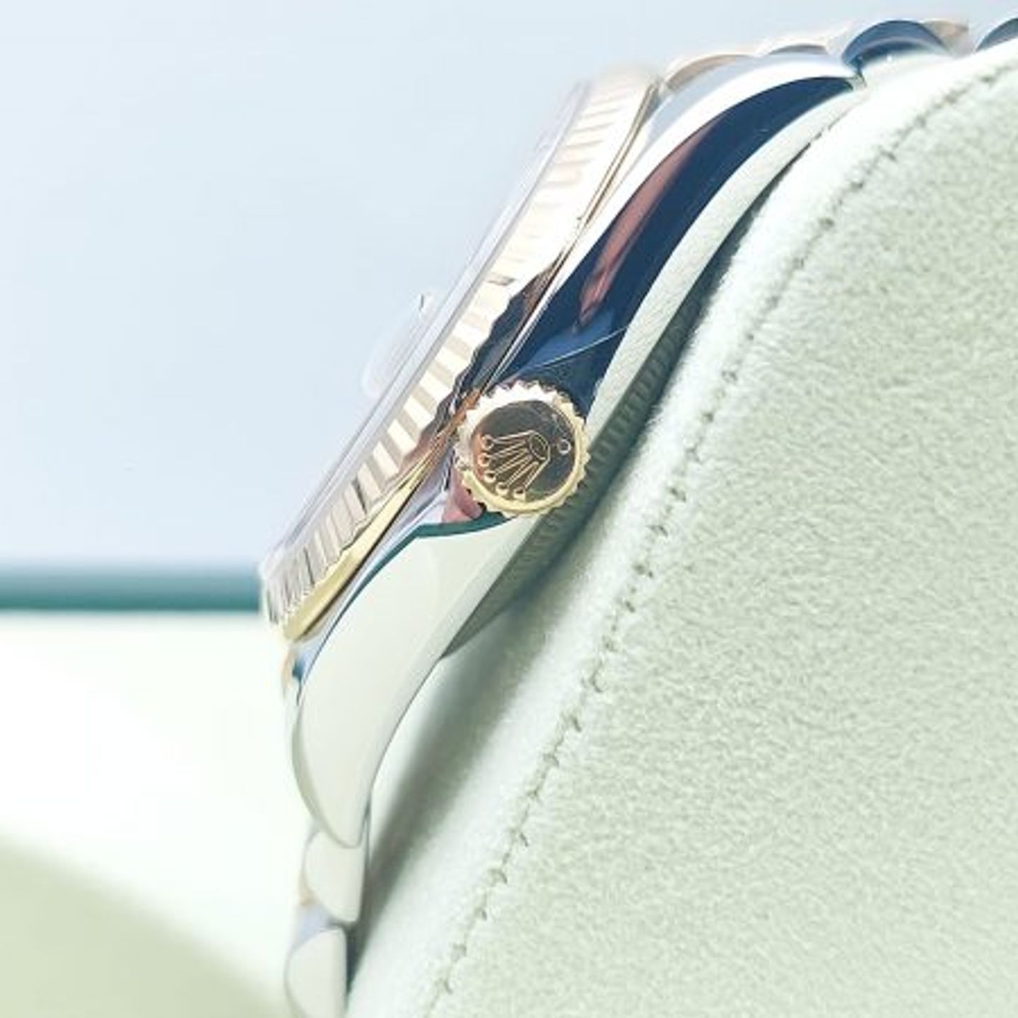 Rolex Datejust 36 116233 (2014) - Grey dial 36 mm Gold/Steel case (8/8)