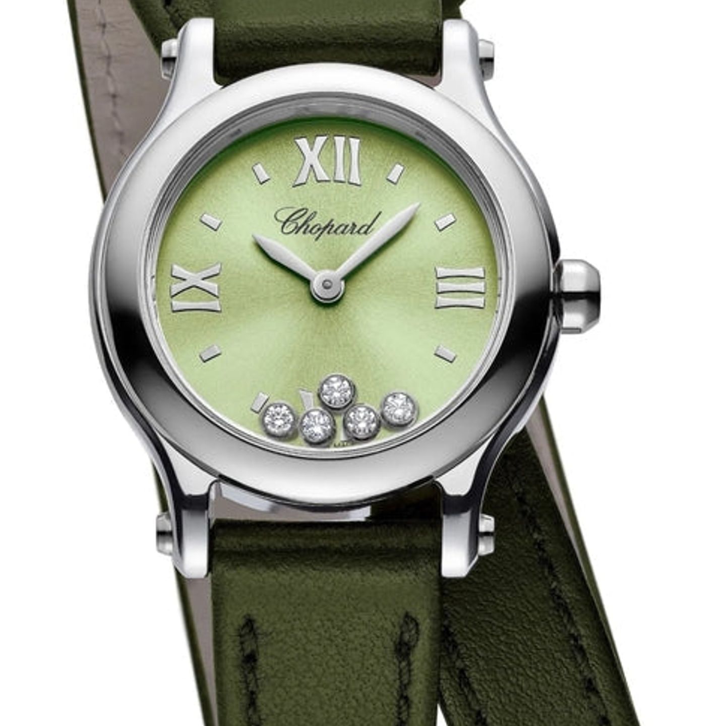 Chopard Happy Sport 278620-3005 (2026) - Green dial 25 mm Steel case (1/1)