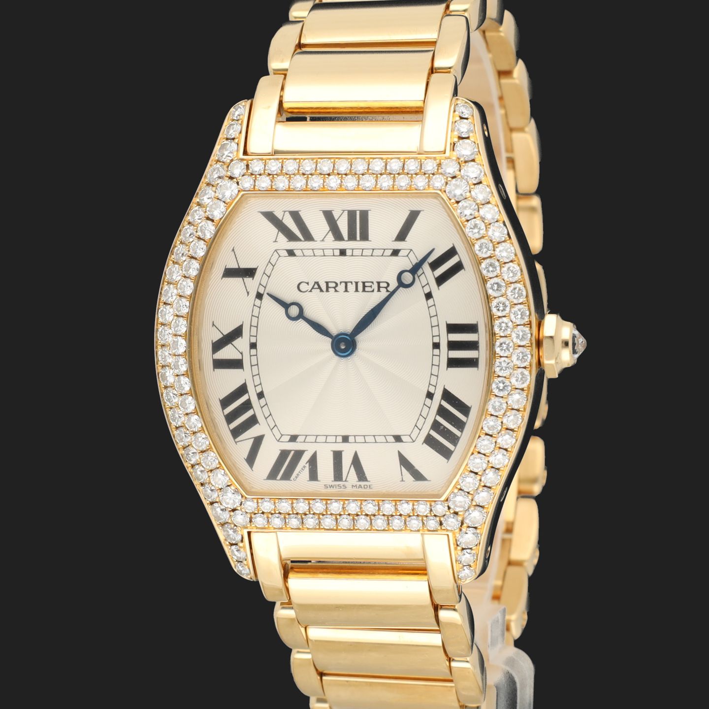 Cartier Tortue 2496 (Unknown (random serial)) - 34 mm Yellow Gold case (1/8)