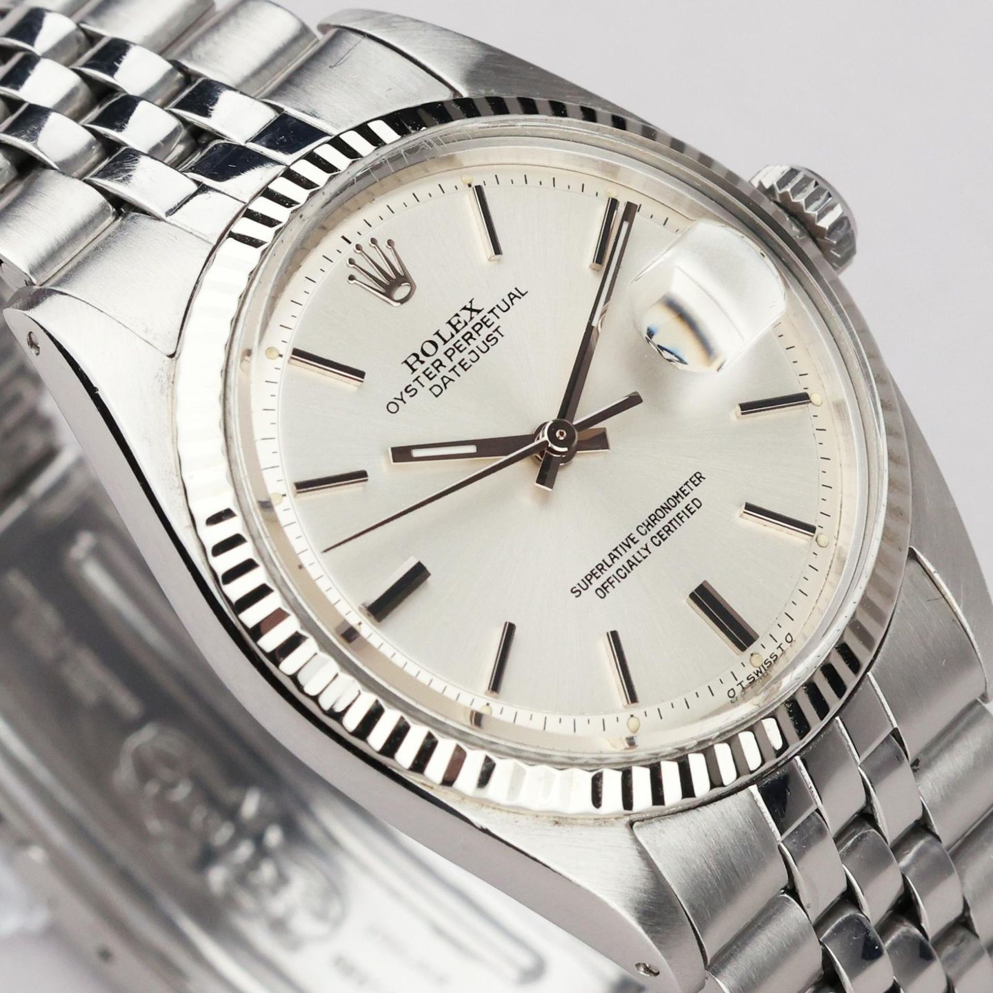 Rolex Datejust 36 16014 (1971) - Silver dial 36 mm Steel case (3/8)