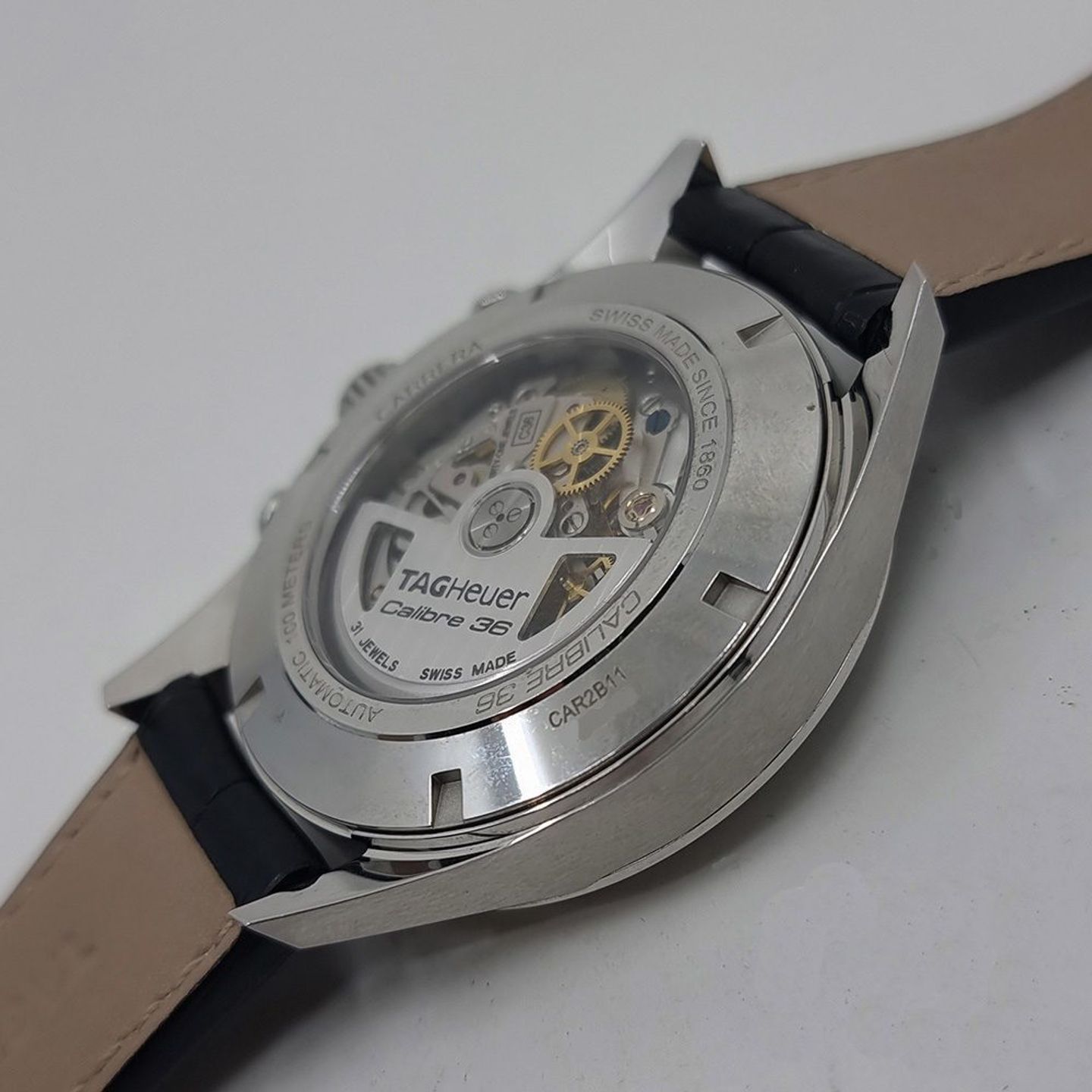 TAG Heuer Carrera Calibre 36 CAR2B11.FC6235 (2025) - Grey dial 43 mm Steel case (8/8)