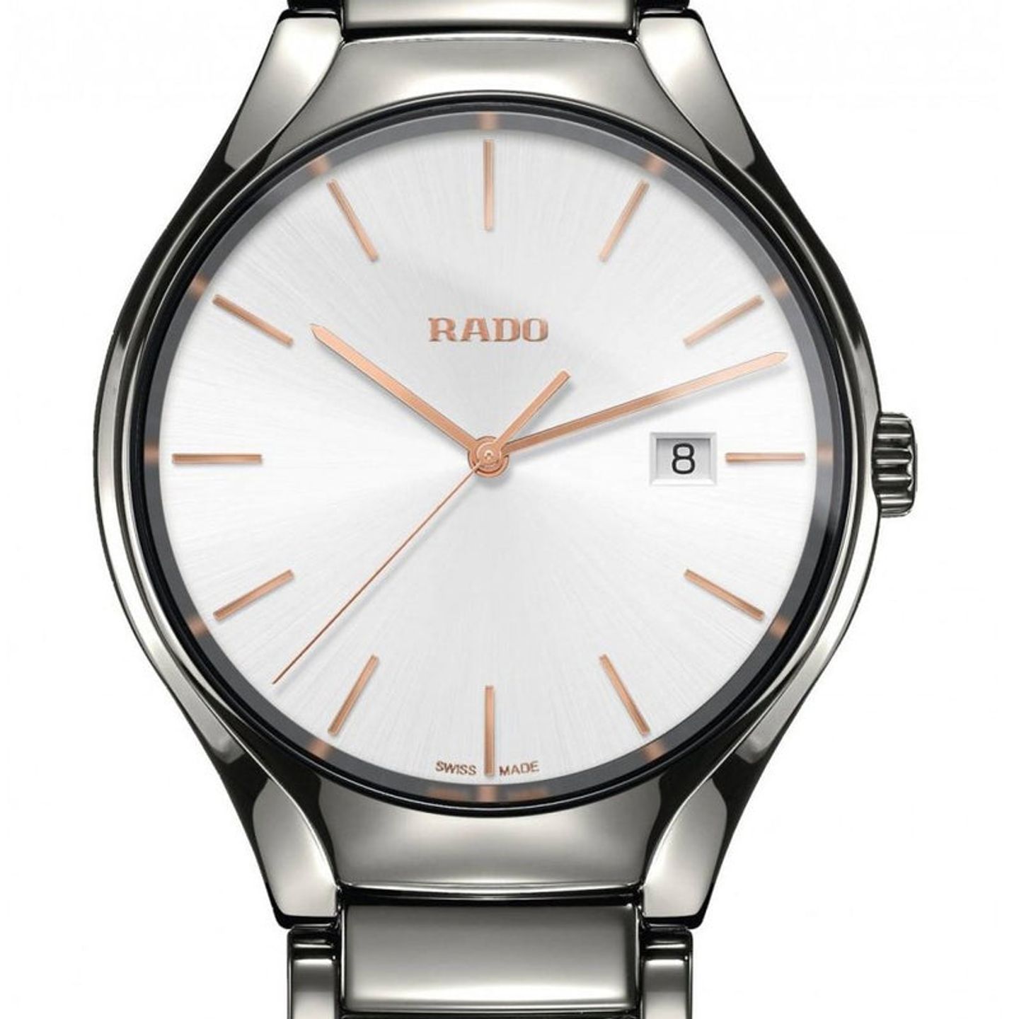 Rado True Thinline R27239102 (2026) - White dial 40 mm Ceramic case (1/3)