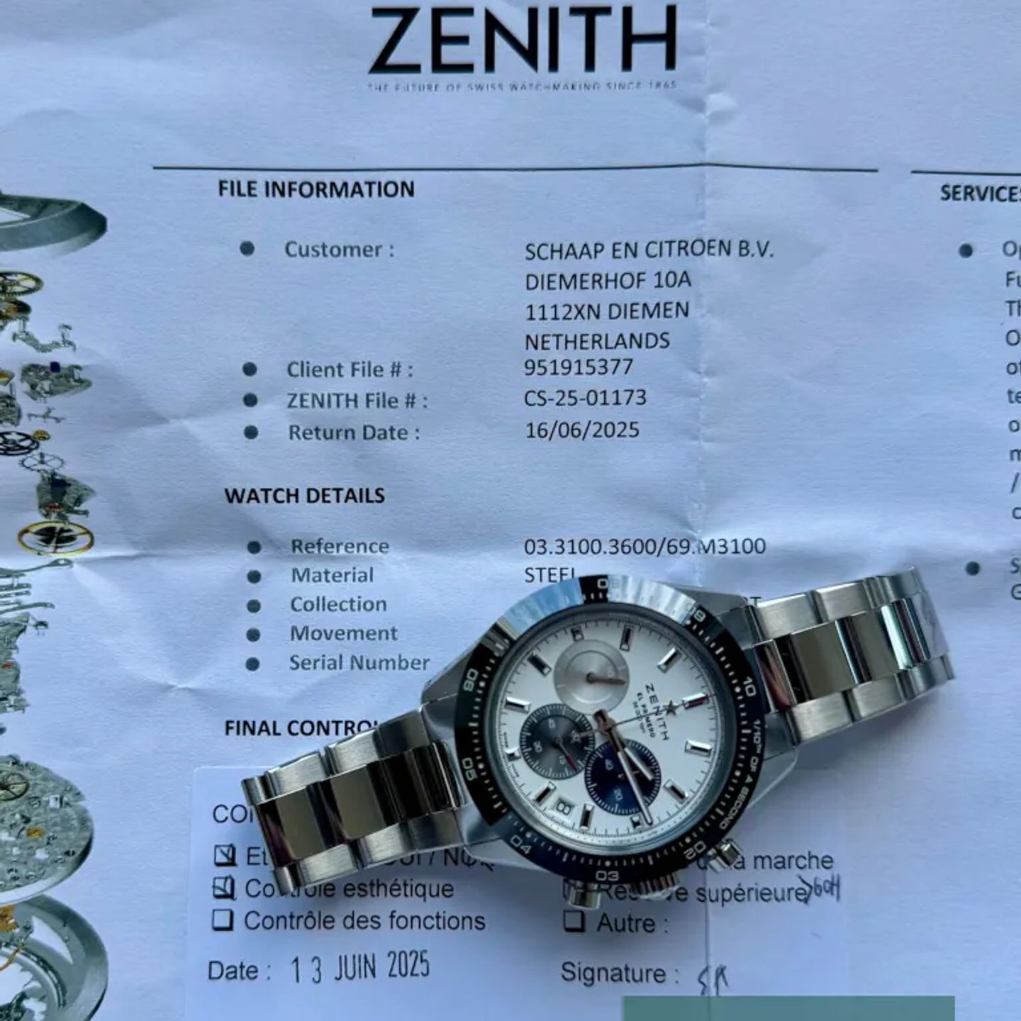 Zenith Chronomaster Sport 03.3100.3600/69.M3100 - (8/8)