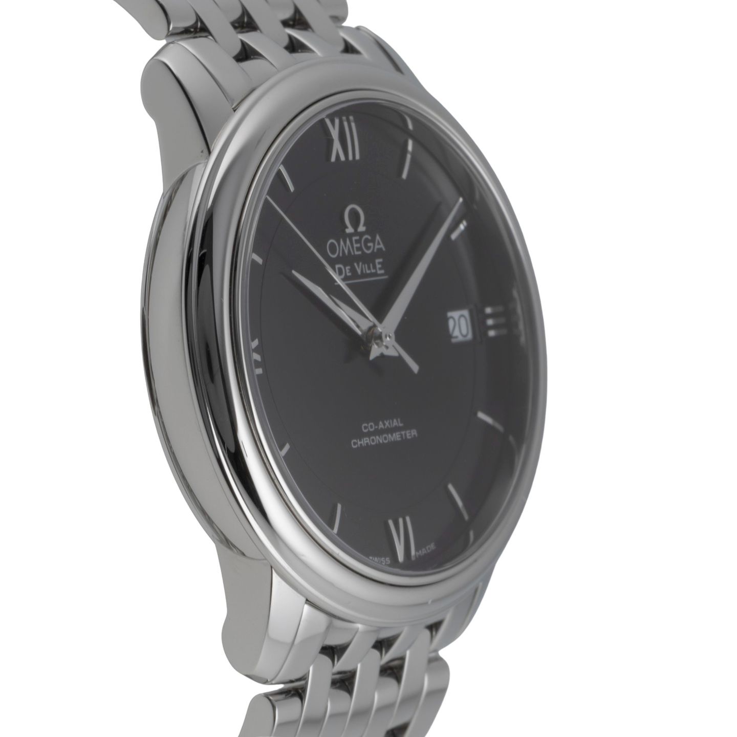 Omega De Ville Prestige 424.10.37.20.01.001 (Unknown (random serial)) - Black dial 37 mm Steel case (7/8)