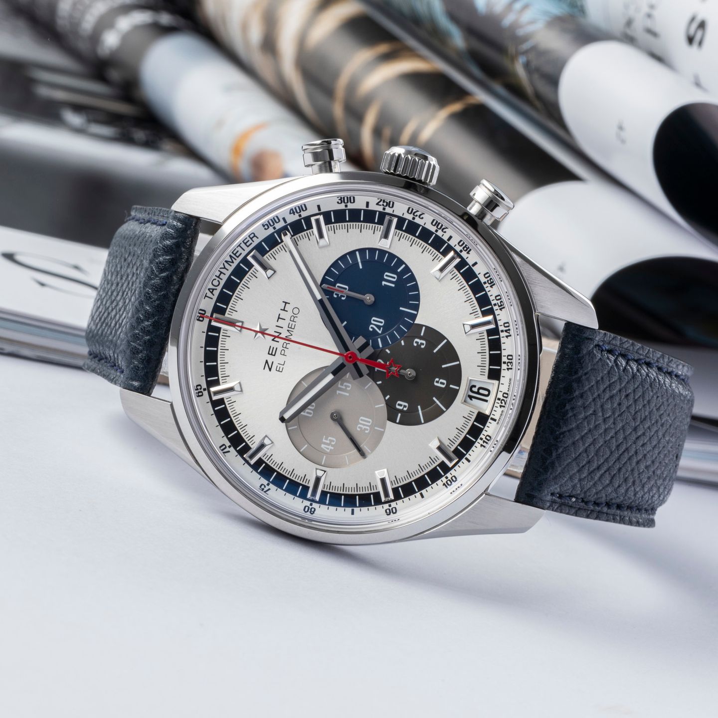 Zenith El Primero 36'000 VpH 03.2040.400/69.C494 (Unknown (random serial)) - 42 mm Steel case (2/8)