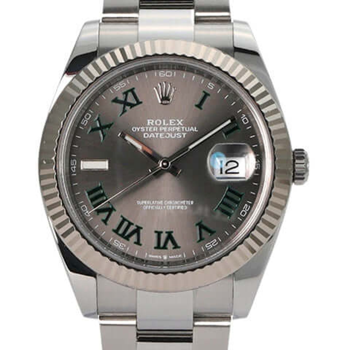 Rolex Datejust 41 126334 (2020) - Grijs wijzerplaat 41mm Staal (1/8)