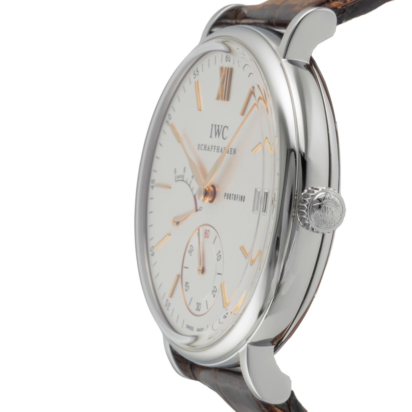 IWC Portofino Hand-Wound IW510103 (2015) - Silver dial 45 mm Steel case (6/8)