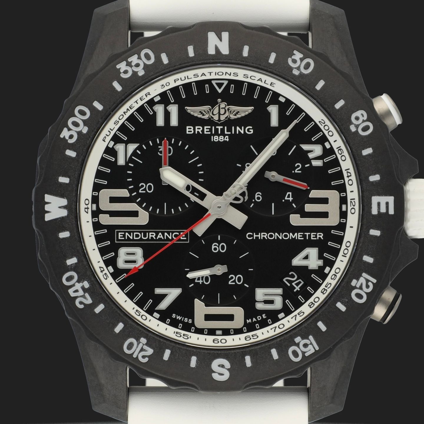 Breitling Endurance Pro X82310A71B1S1 (2024) - Zwart wijzerplaat 44mm Plastic (2/8)