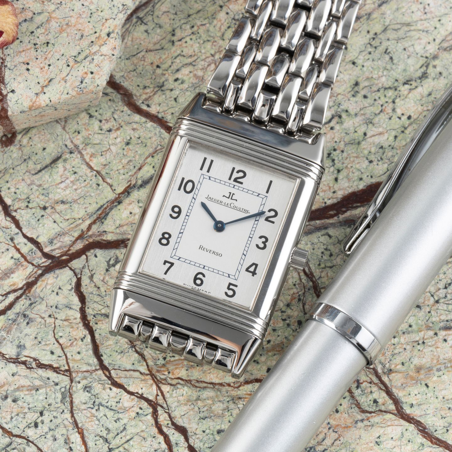 Jaeger-LeCoultre Reverso Q2658460 (2018) - Zilver wijzerplaat 20mm Staal (1/8)