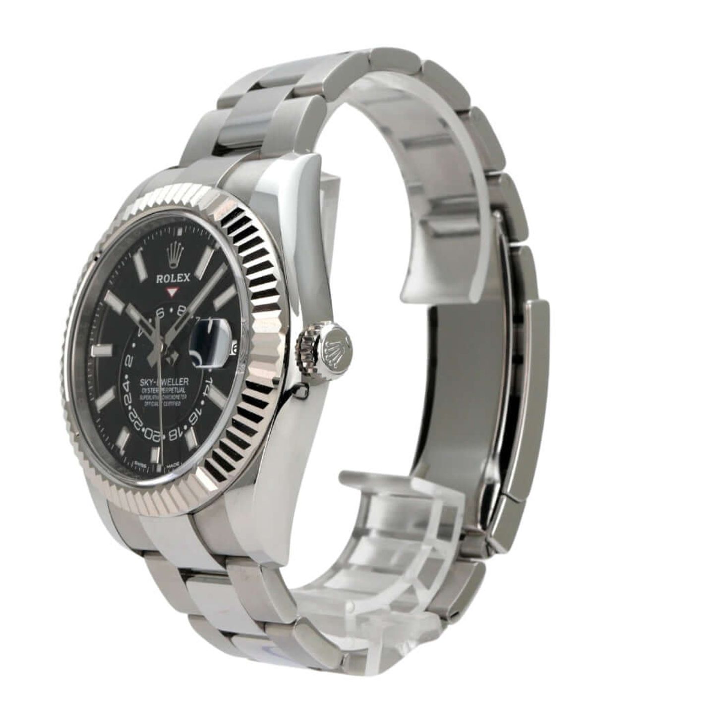 Rolex Sky-Dweller 326934 (2020) - Zwart wijzerplaat 42mm Staal (3/8)