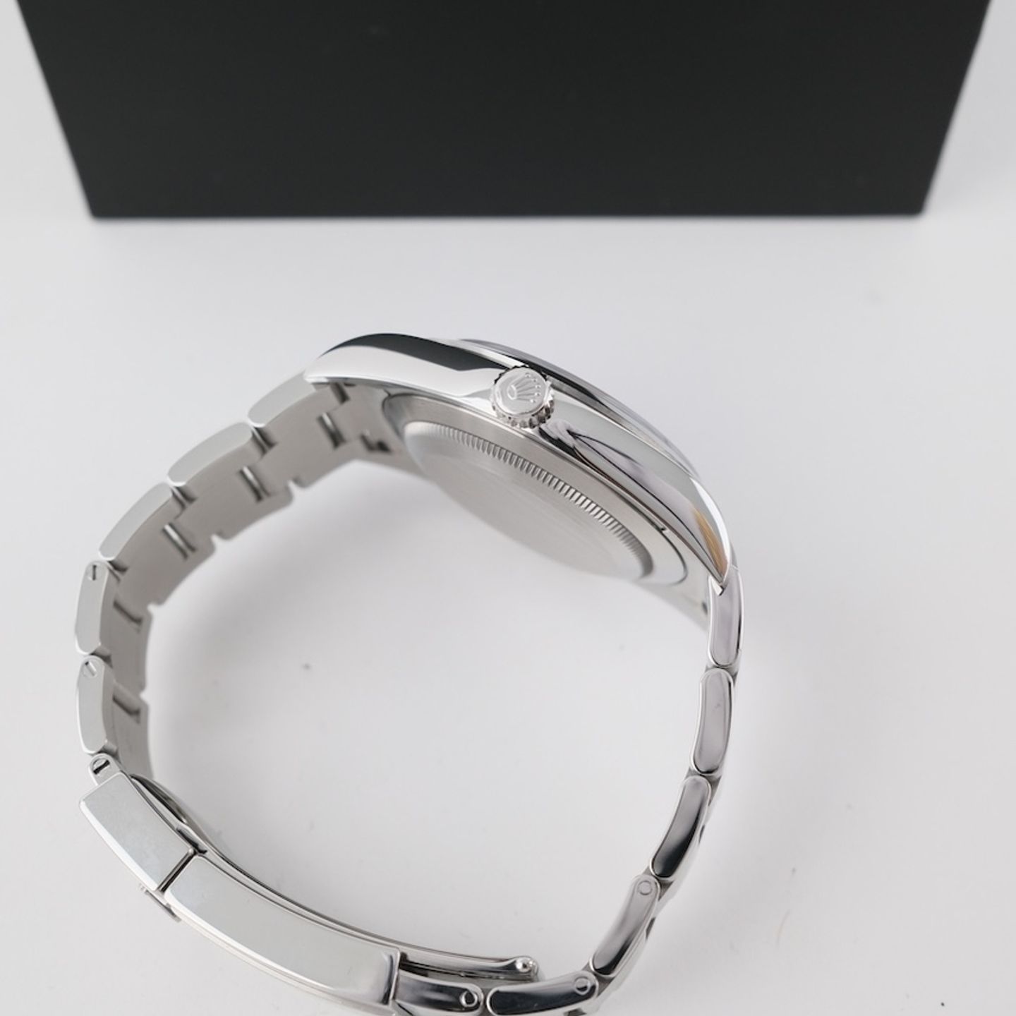 Rolex Explorer 214270 (2017) - Zwart wijzerplaat 39mm Staal (5/8)