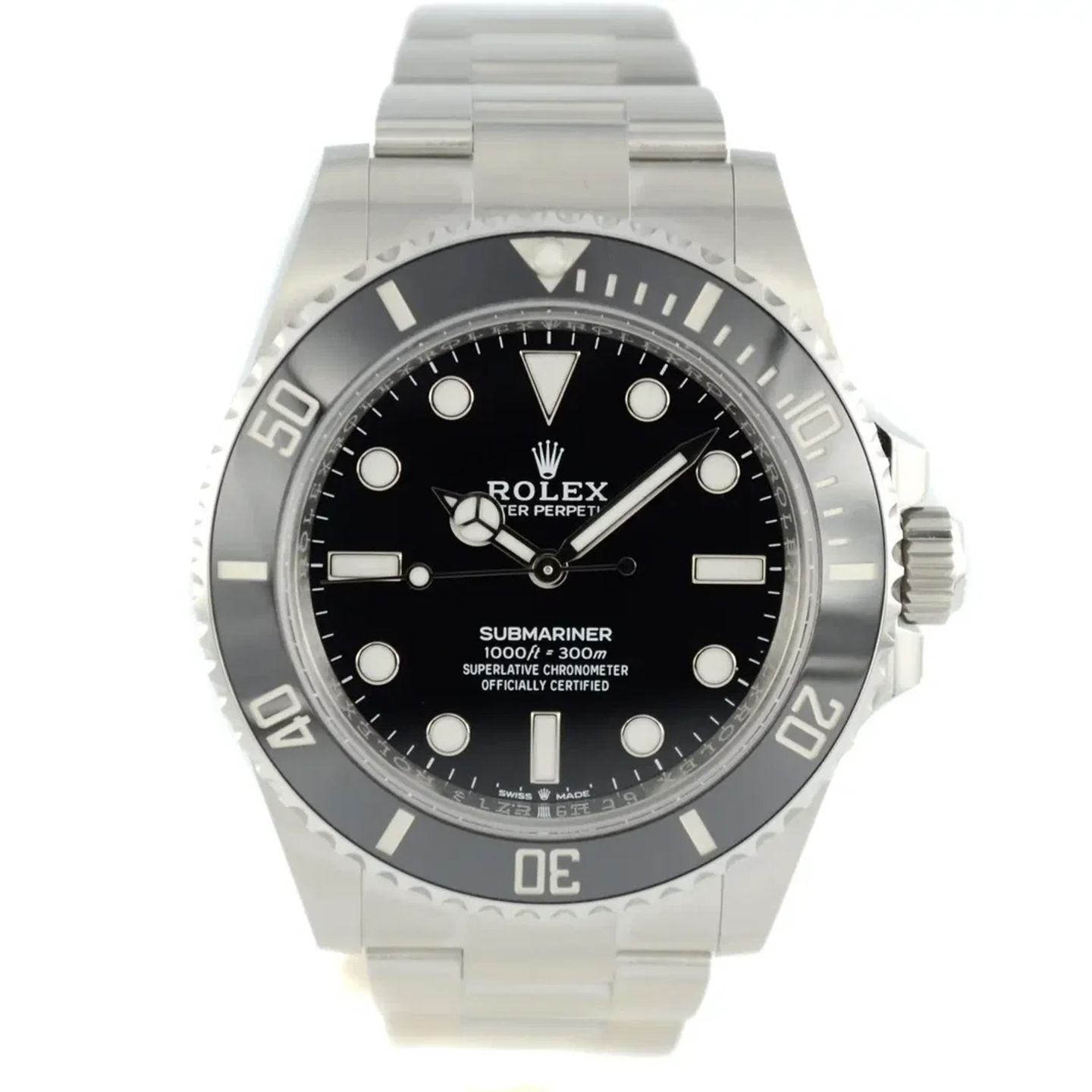 Rolex Submariner No Date 124060 (2025) - Zwart wijzerplaat 41mm Staal (1/7)