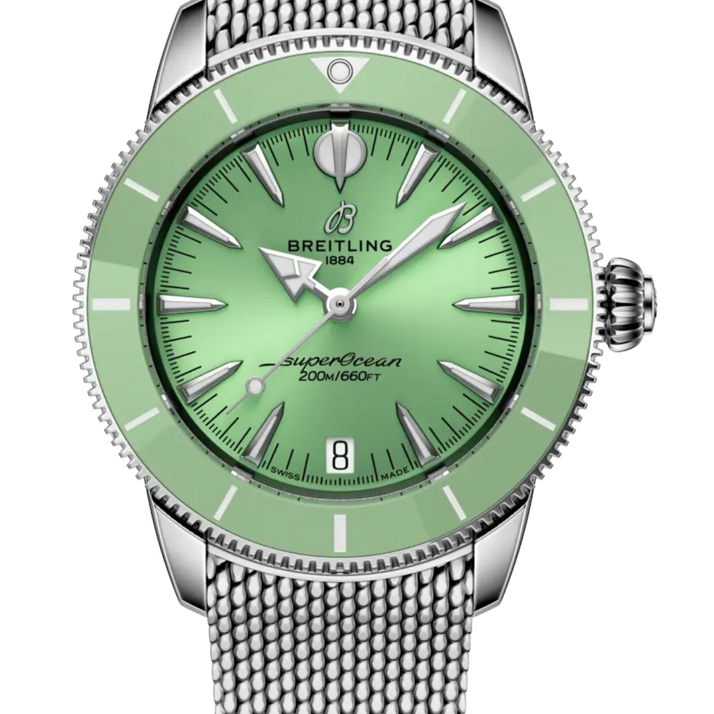 Breitling Superocean Heritage A10390361L1A1 (2025) - Green dial 36 mm Steel case (1/1)