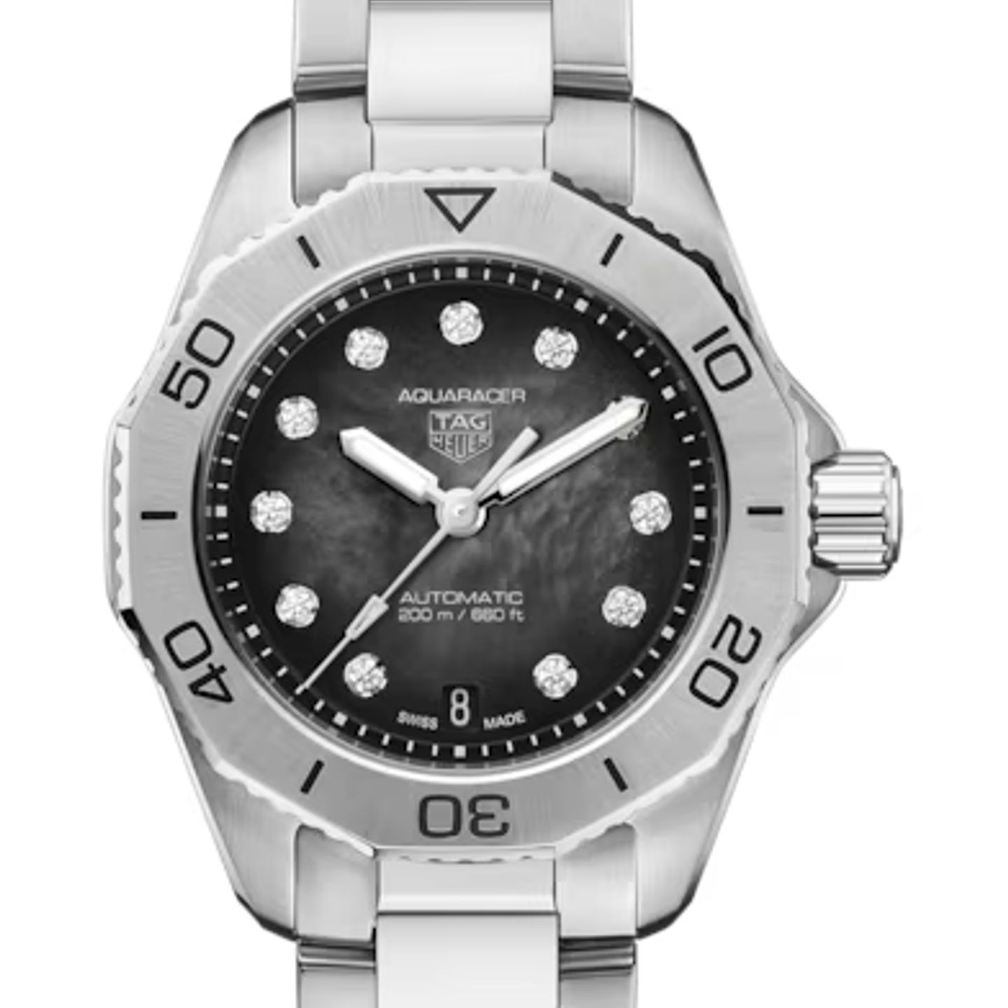 TAG Heuer Aquaracer Lady WBP2410.BA0622 (2024) - Black dial 30 mm Steel case (1/1)