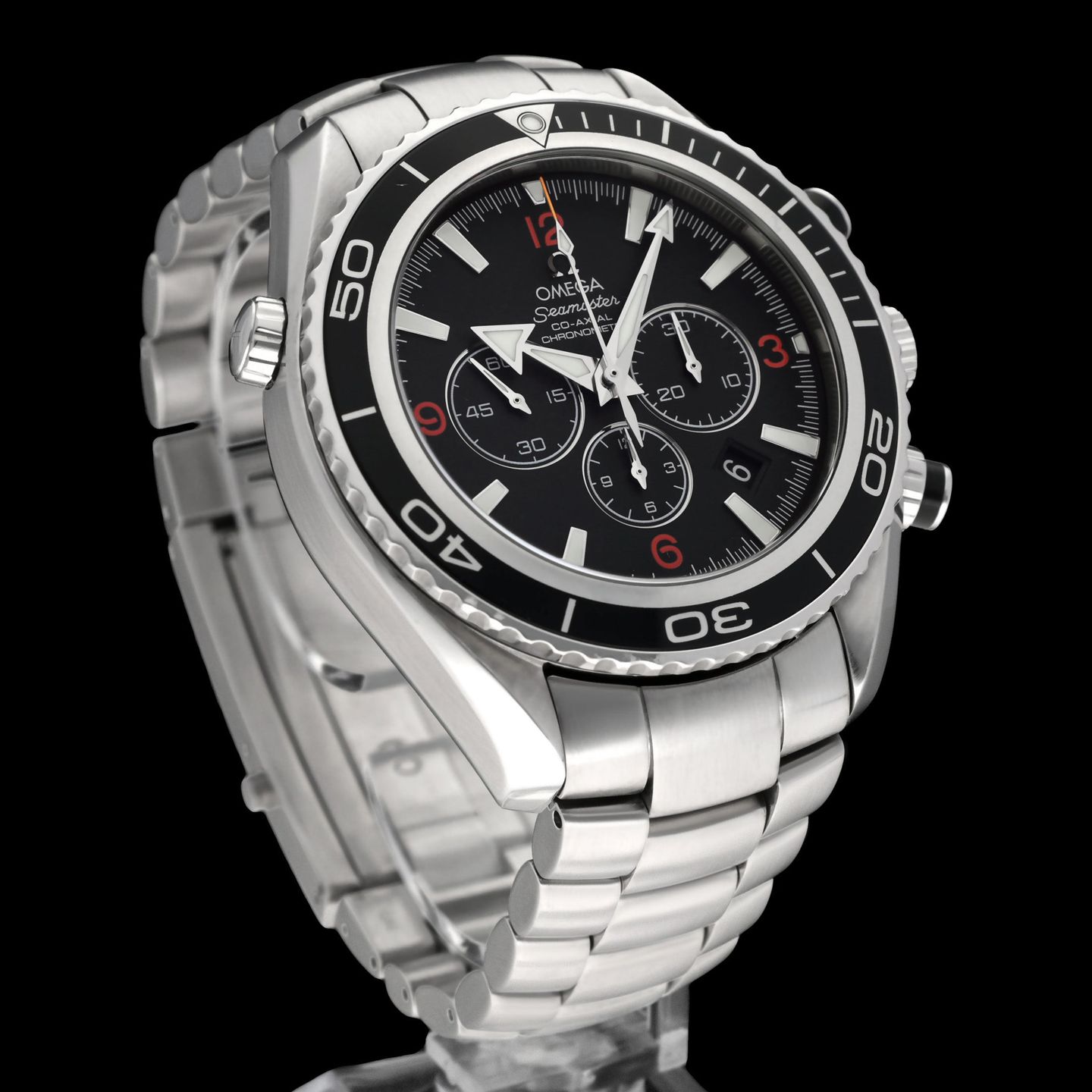 Omega Seamaster Planet Ocean Chronograph 2210.51.00 (2006) - Black dial 46 mm Steel case (4/8)