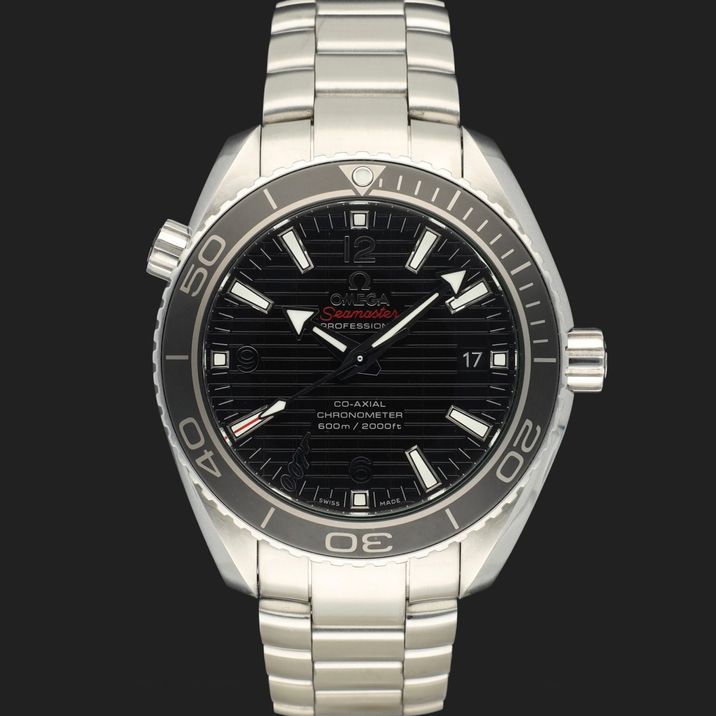 Omega Seamaster Planet Ocean 232.30.42.21.01.004 (2012) - Zwart wijzerplaat 42mm Staal (3/8)