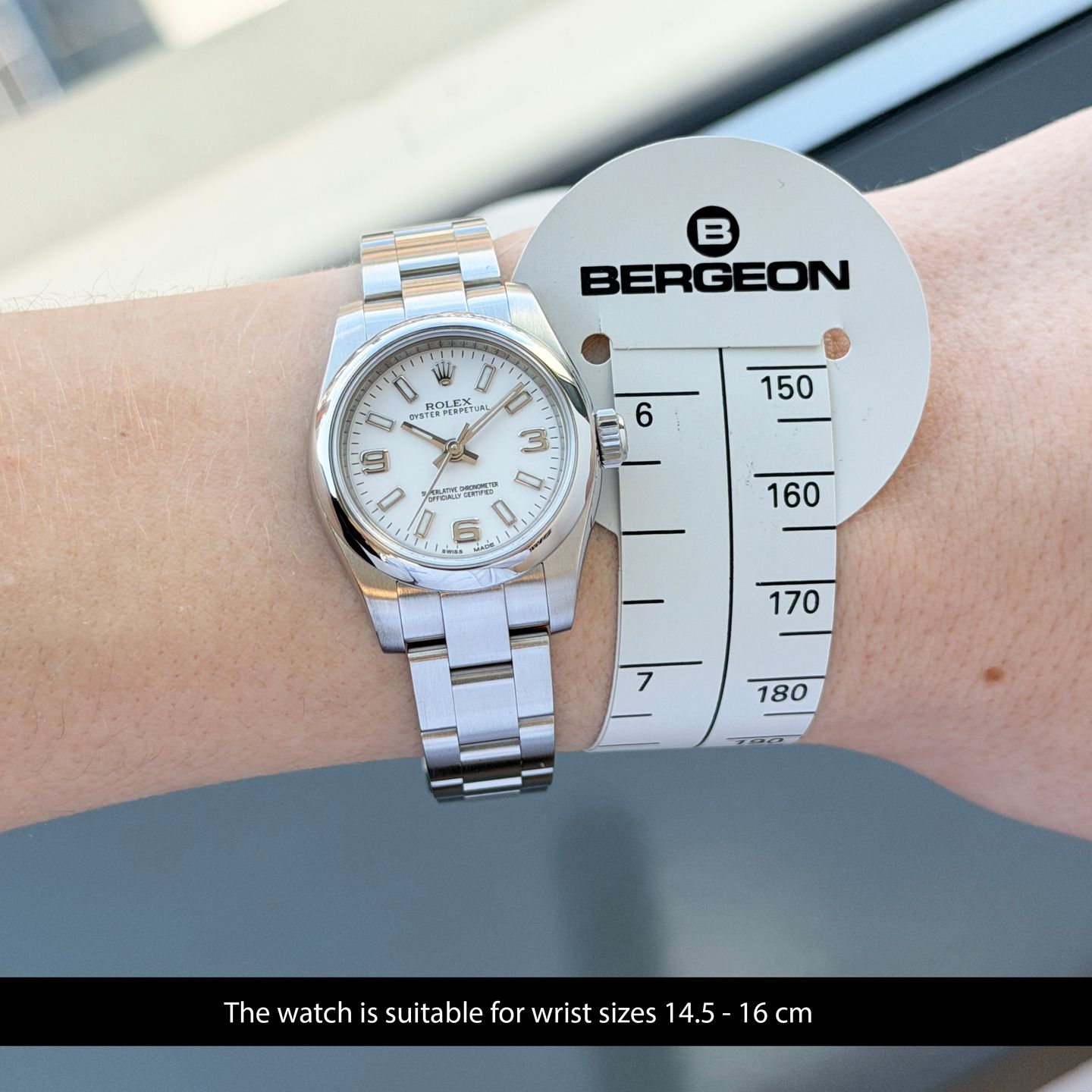 Rolex Oyster Perpetual 26 176200 (2019) - White dial 26 mm Steel case (2/8)