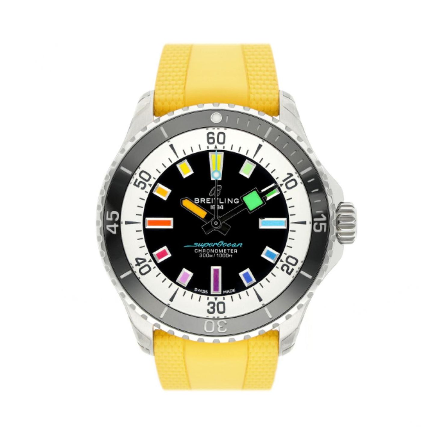 Breitling Superocean 42 A17375 (2025) - Black dial 42 mm Steel case (1/5)