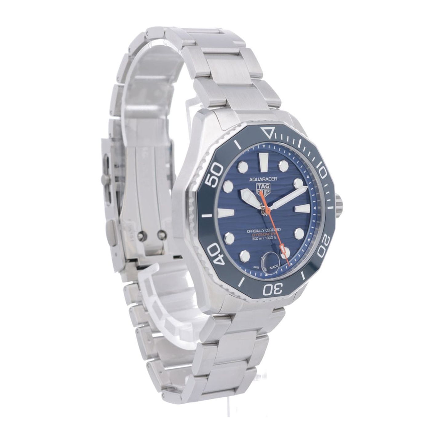 TAG Heuer Aquaracer 300M WBP5111.BA0013 (2026) - Blue dial 42 mm Steel case (7/7)