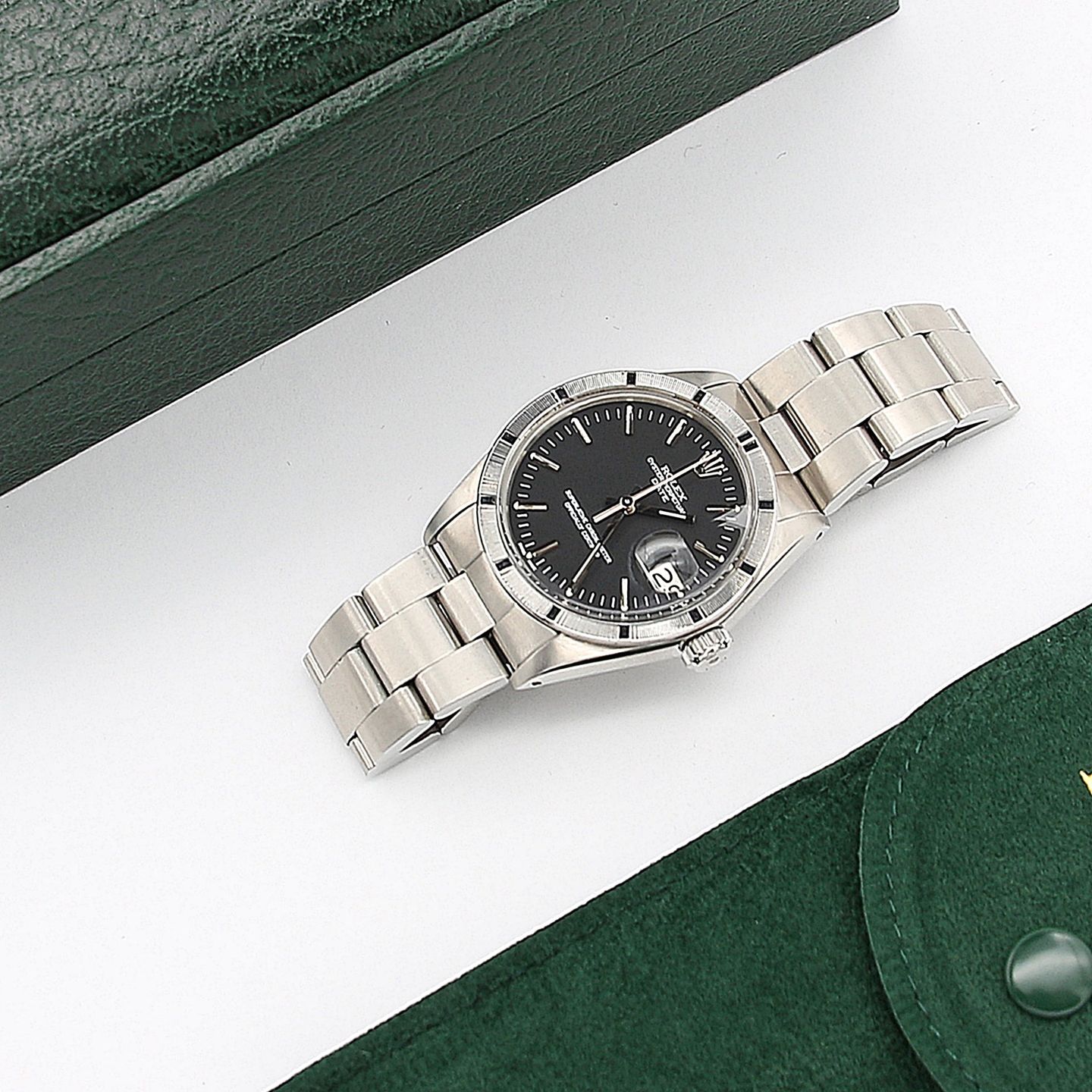 Rolex Oyster Perpetual Date 1501 (Unknown (random serial)) - 34 mm Steel case (1/8)