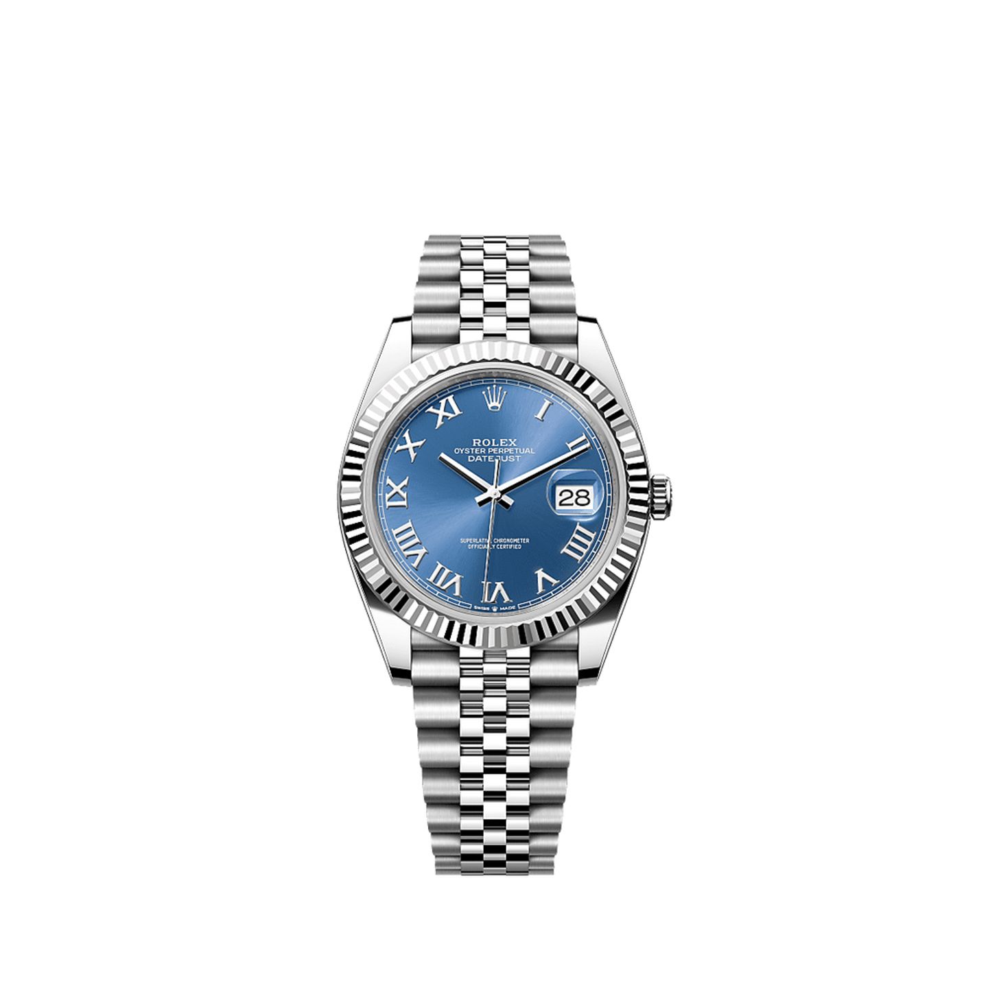 Rolex Datejust 41 126334 (2025) - Blue dial 41 mm Steel case (3/5)