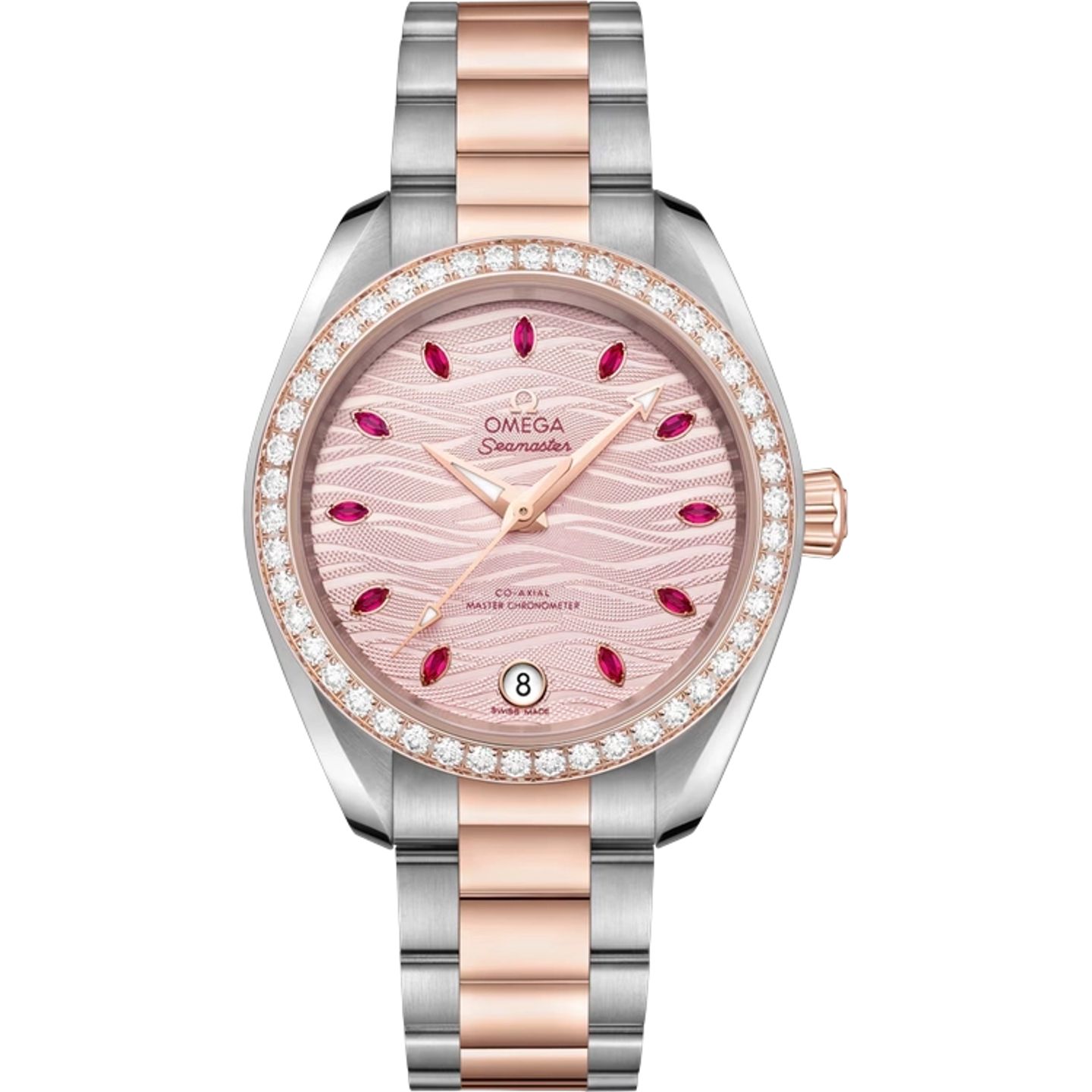 Omega Seamaster Aqua Terra 220.25.34.20.60.001 (2025) - Pink dial 34 mm Steel case (1/1)