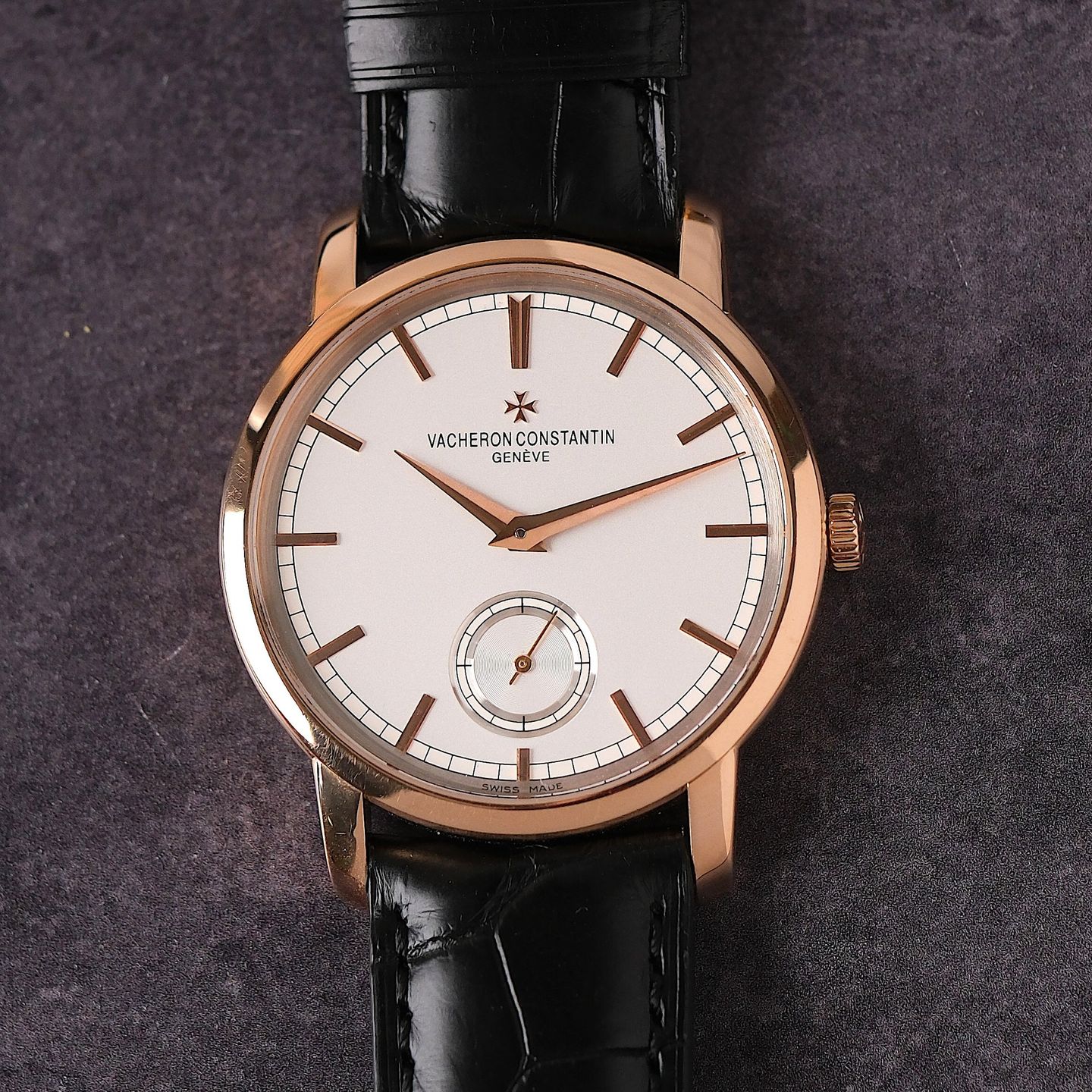 Vacheron Constantin Traditionnelle 82172/000R-9382 (Unknown (random serial)) - Silver dial 38 mm Rose Gold case (5/7)