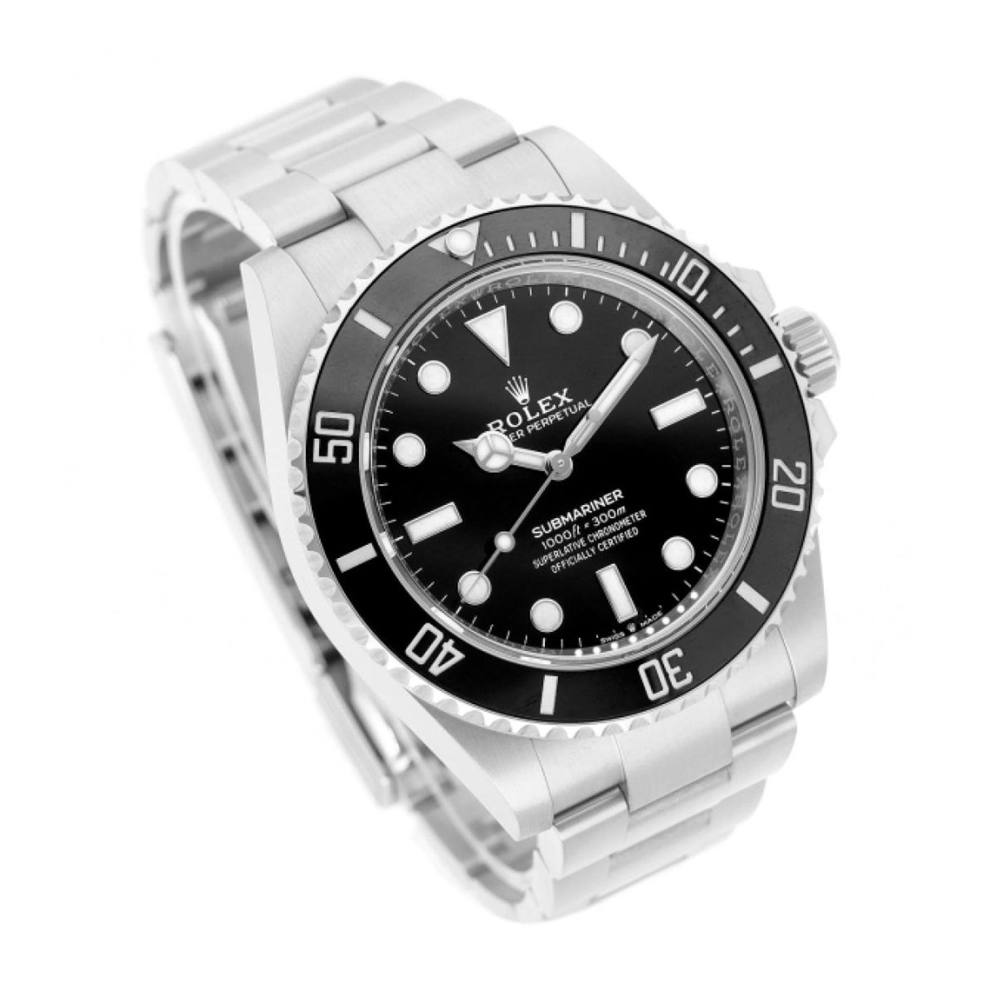 Rolex Submariner No Date 124060 (2026) - Zwart wijzerplaat 41mm Staal (3/5)