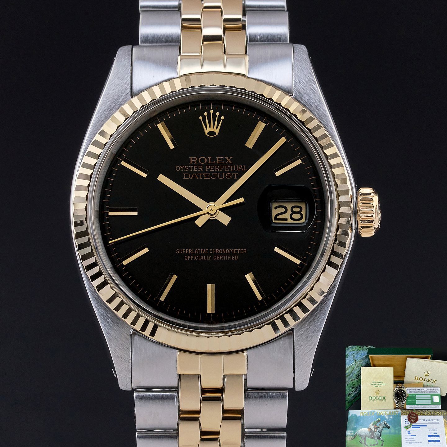 Rolex Datejust 1601 (1971) - 36mm Staal (1/8)