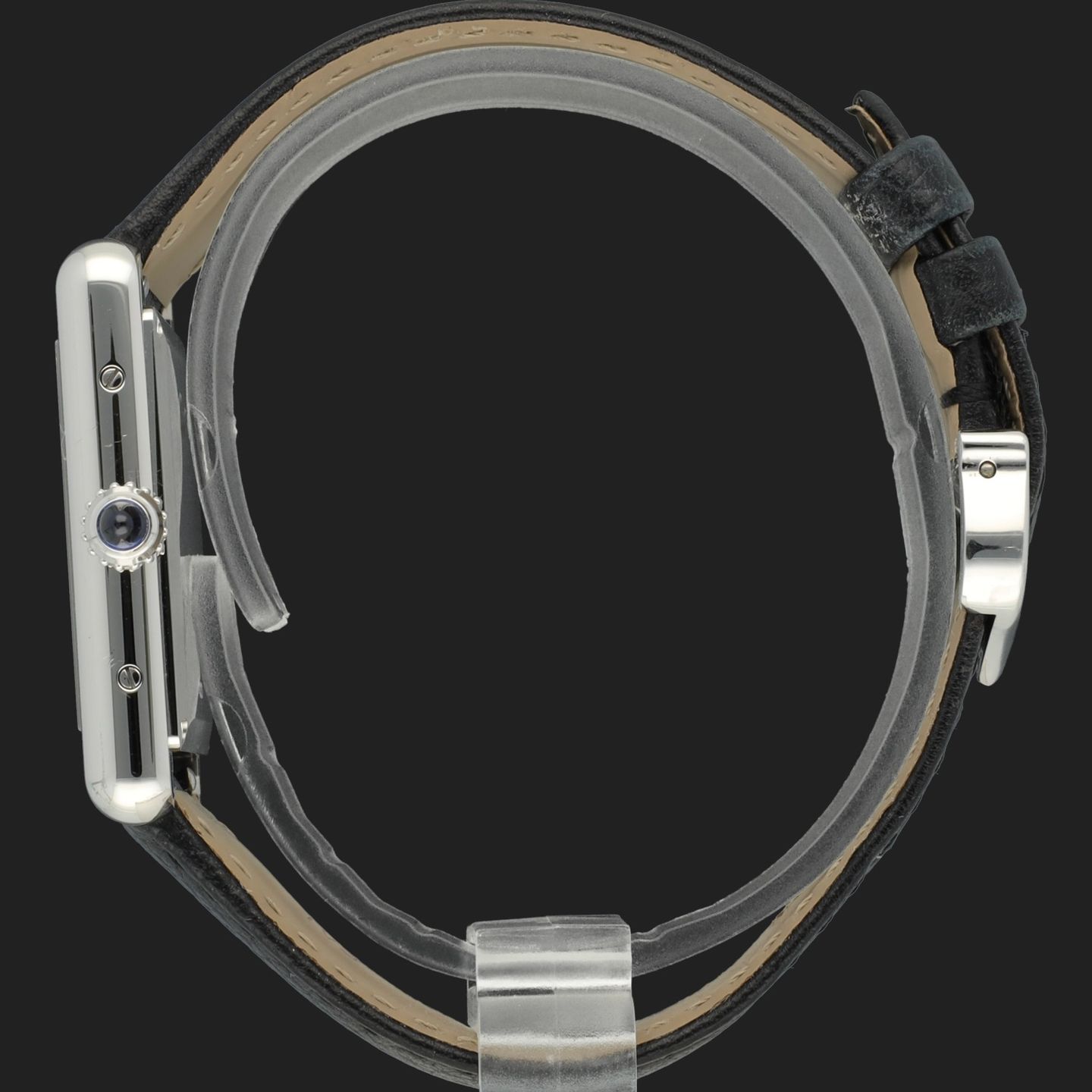 Cartier Tank WSTA0041 (2021) - White dial 34 mm Steel case (7/8)