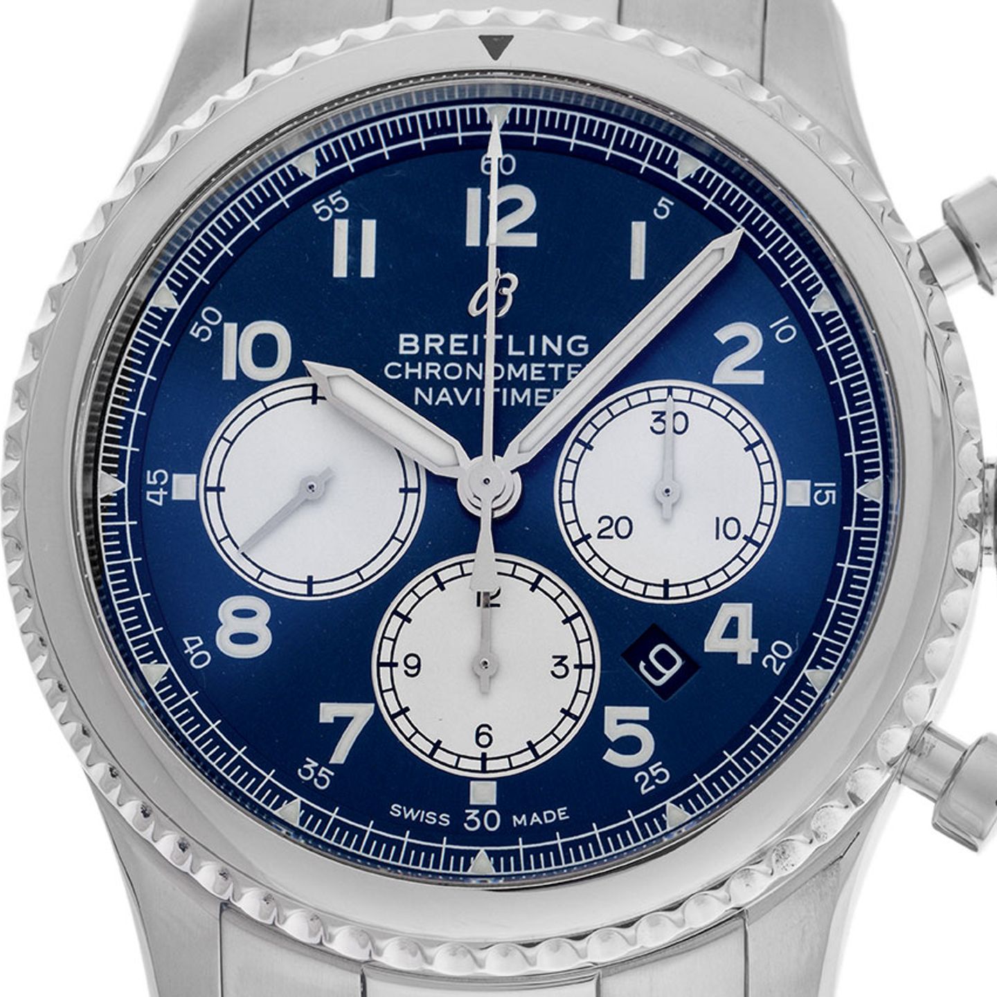 Breitling Navitimer 8 AB0117131C1A1 (2020) - Blauw wijzerplaat 43mm Staal (1/7)