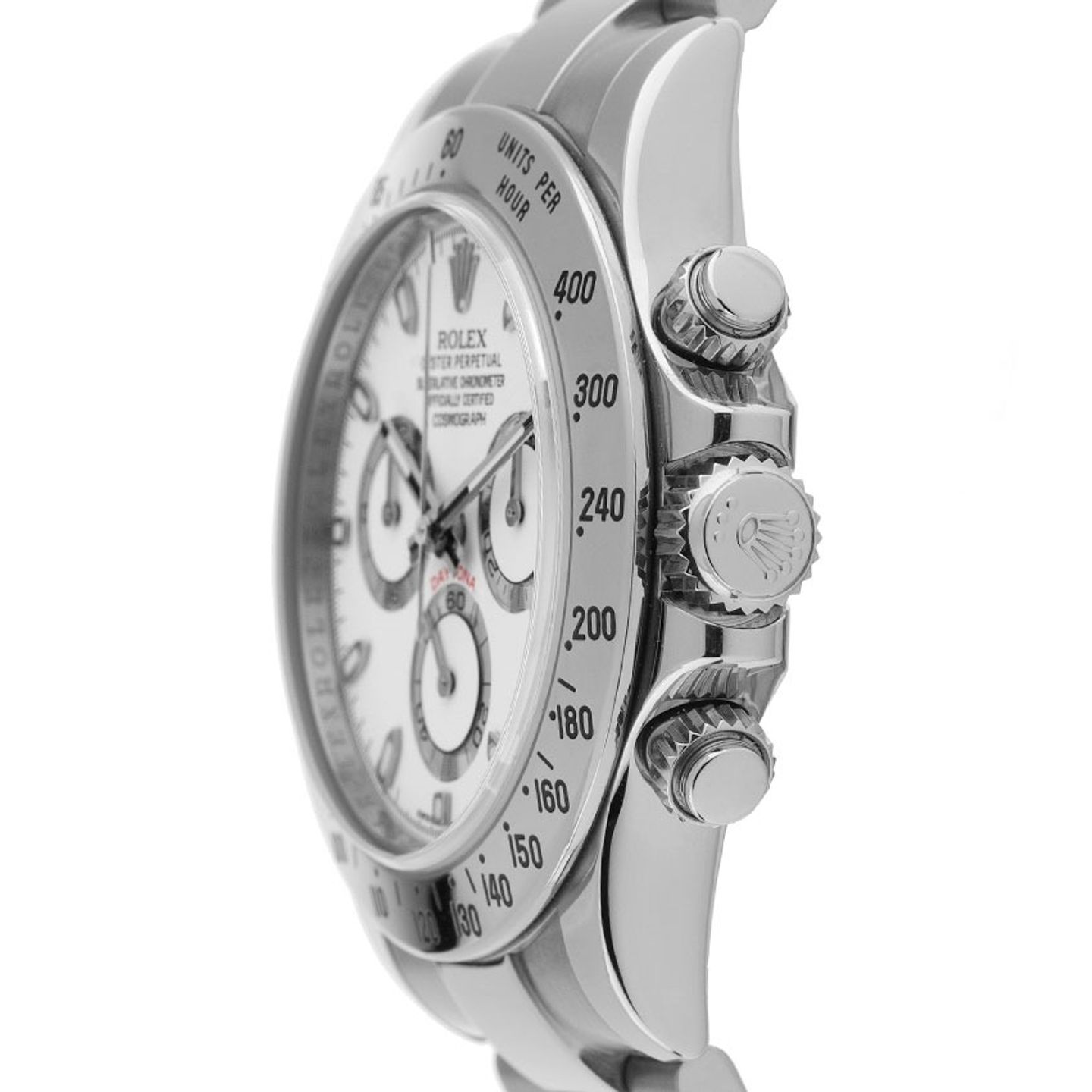 Rolex Daytona 116520 (2008) - White dial 40 mm Steel case (4/7)