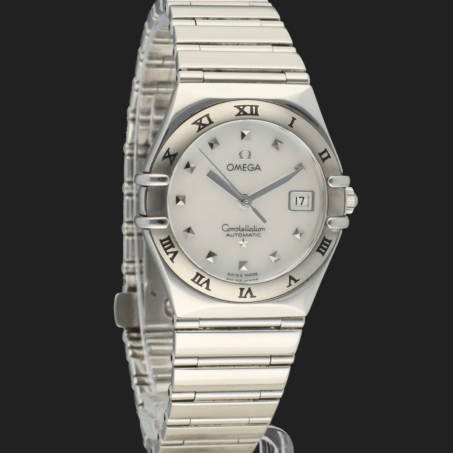 Omega Constellation 1591.71.00 (Unknown (random serial)) - White dial 28 mm Steel case (4/8)