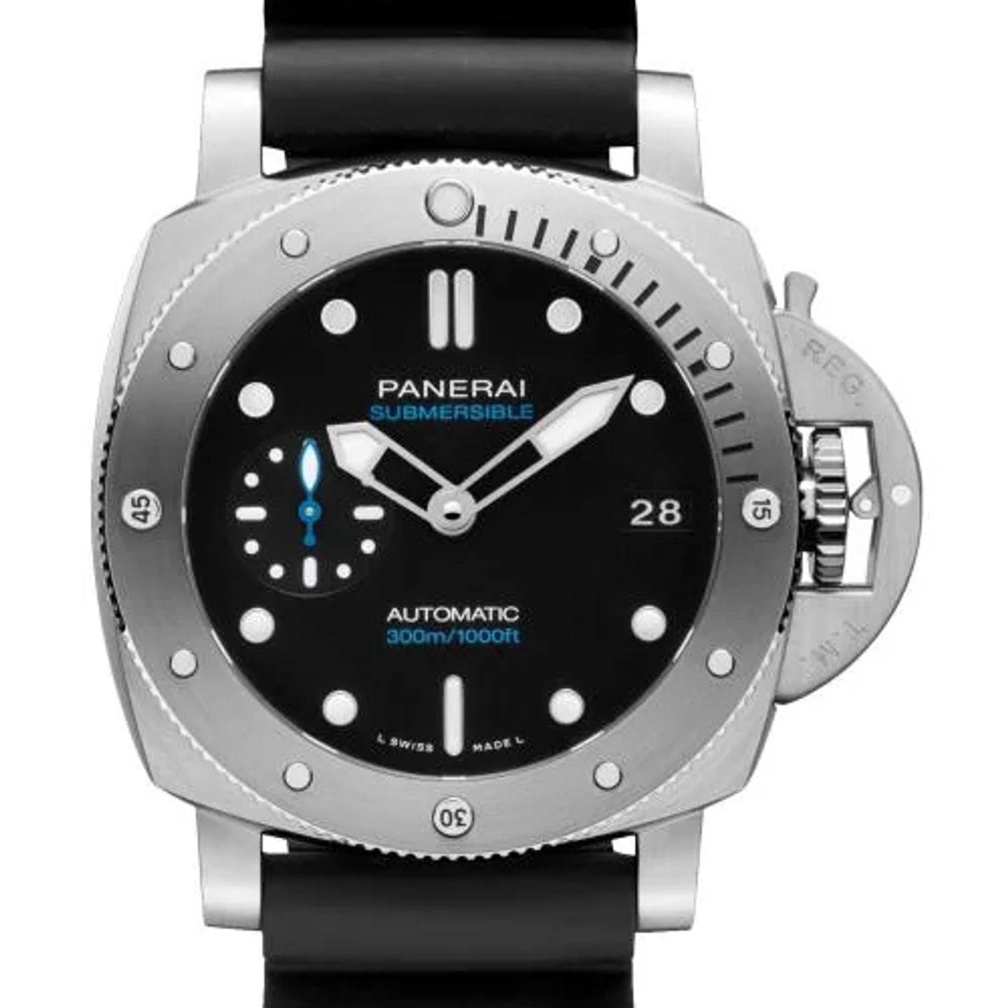 Panerai Luminor Submersible PAM02973 (2026) - Zwart wijzerplaat 42mm Staal (1/1)