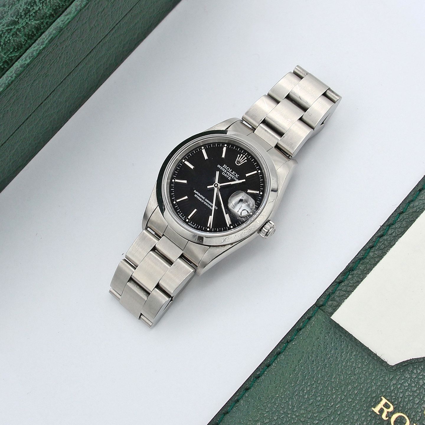 Rolex Oyster Perpetual Date 15200 (Onbekend (willekeurig serienummer)) - 34mm Staal (2/8)