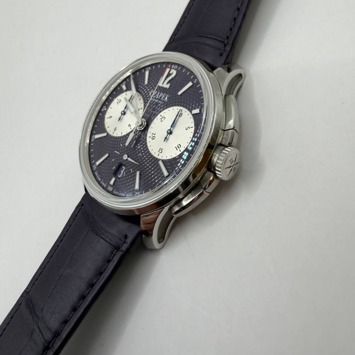 Czapek Faubourg de Cracovie 12493 (2023) - Zwart wijzerplaat 40mm Staal (5/7)