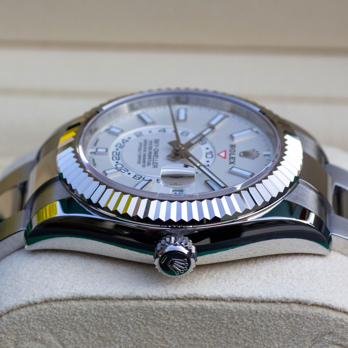 Rolex Sky-Dweller 326934 (2020) - Wit wijzerplaat 42mm Staal (8/8)