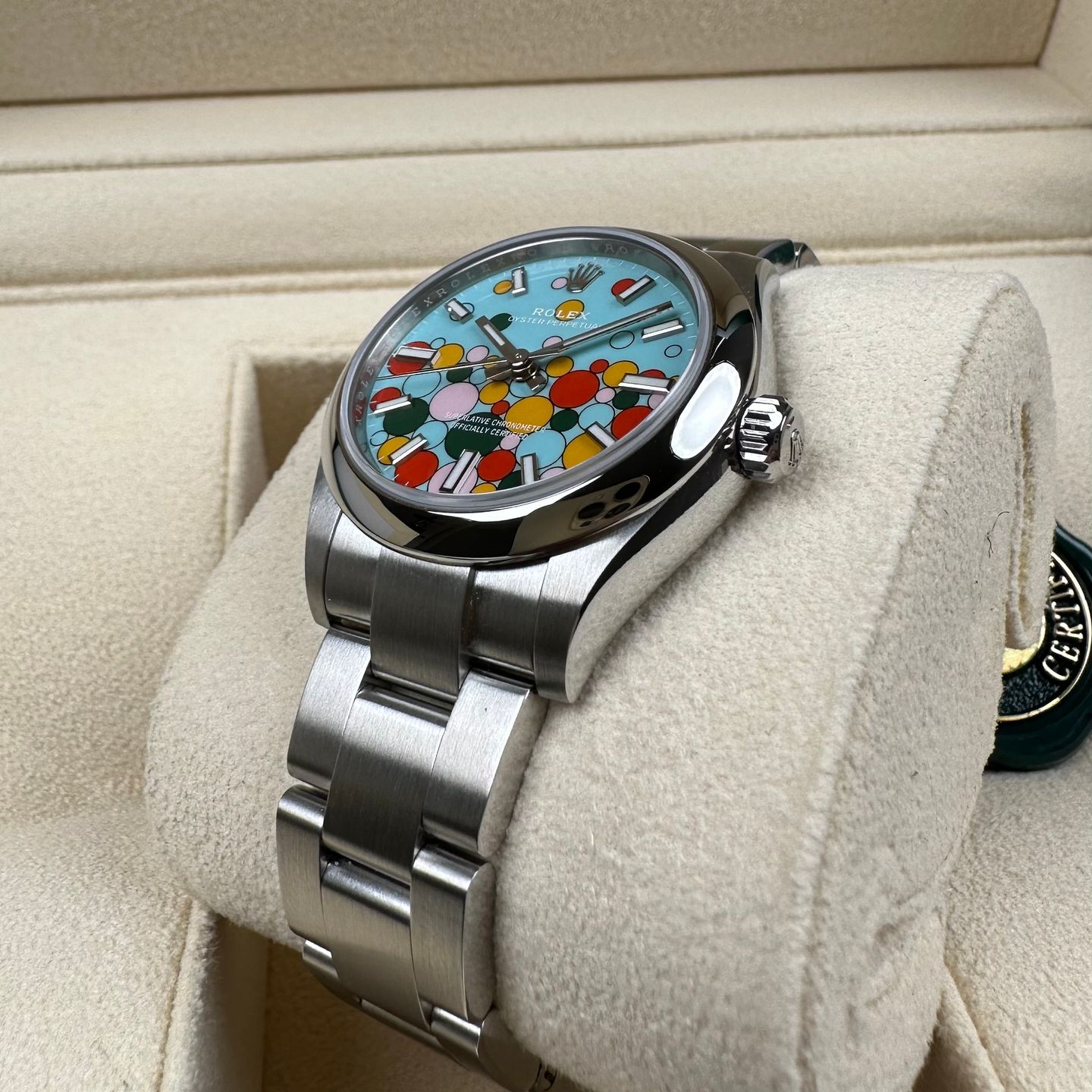 Rolex Oyster Perpetual 277200 (2023) - Multi-colour dial 31 mm Steel case (3/8)