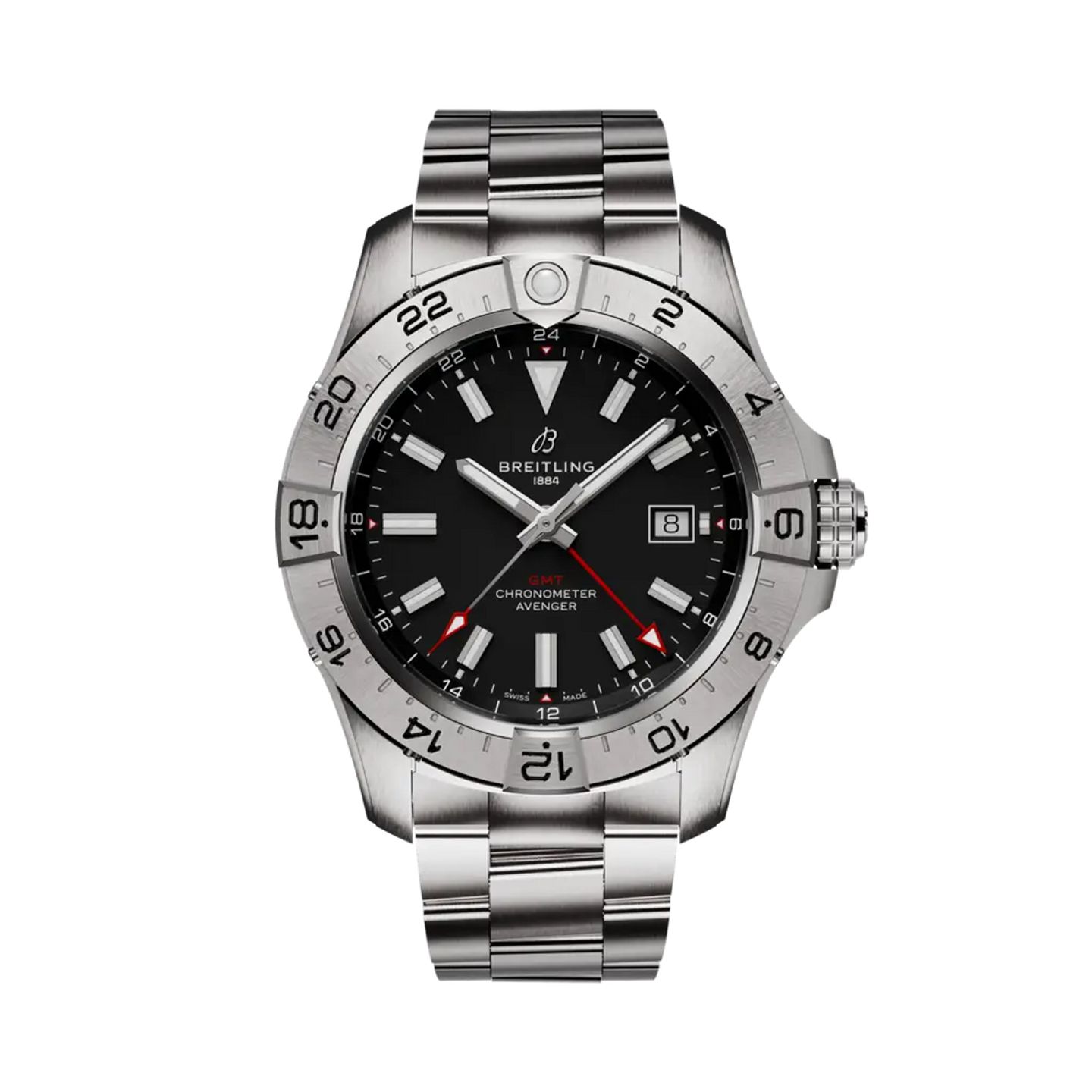 Breitling Avenger A32320101B1A1 (2025) - Zwart wijzerplaat 44mm Staal (1/1)