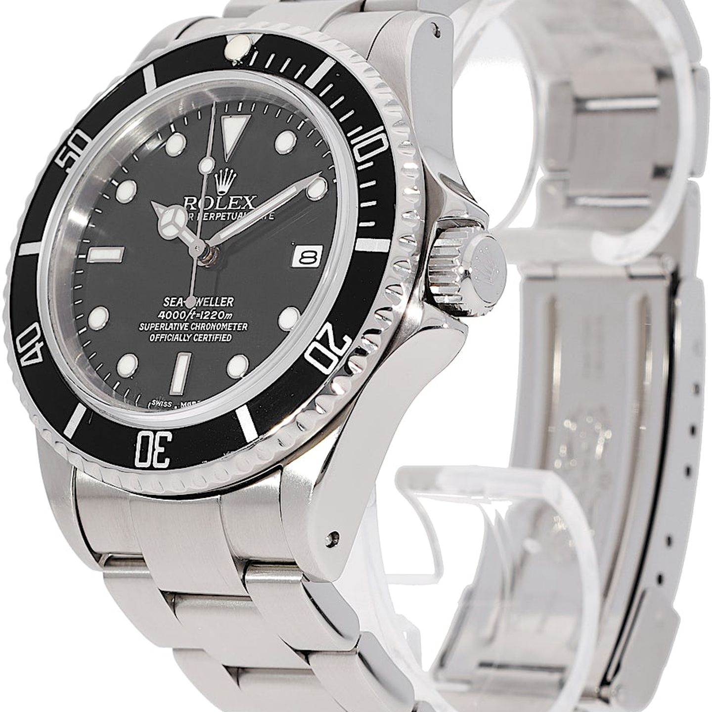 Rolex Sea-Dweller 16660 (Unknown (random serial)) - Black dial 40 mm Steel case (3/5)