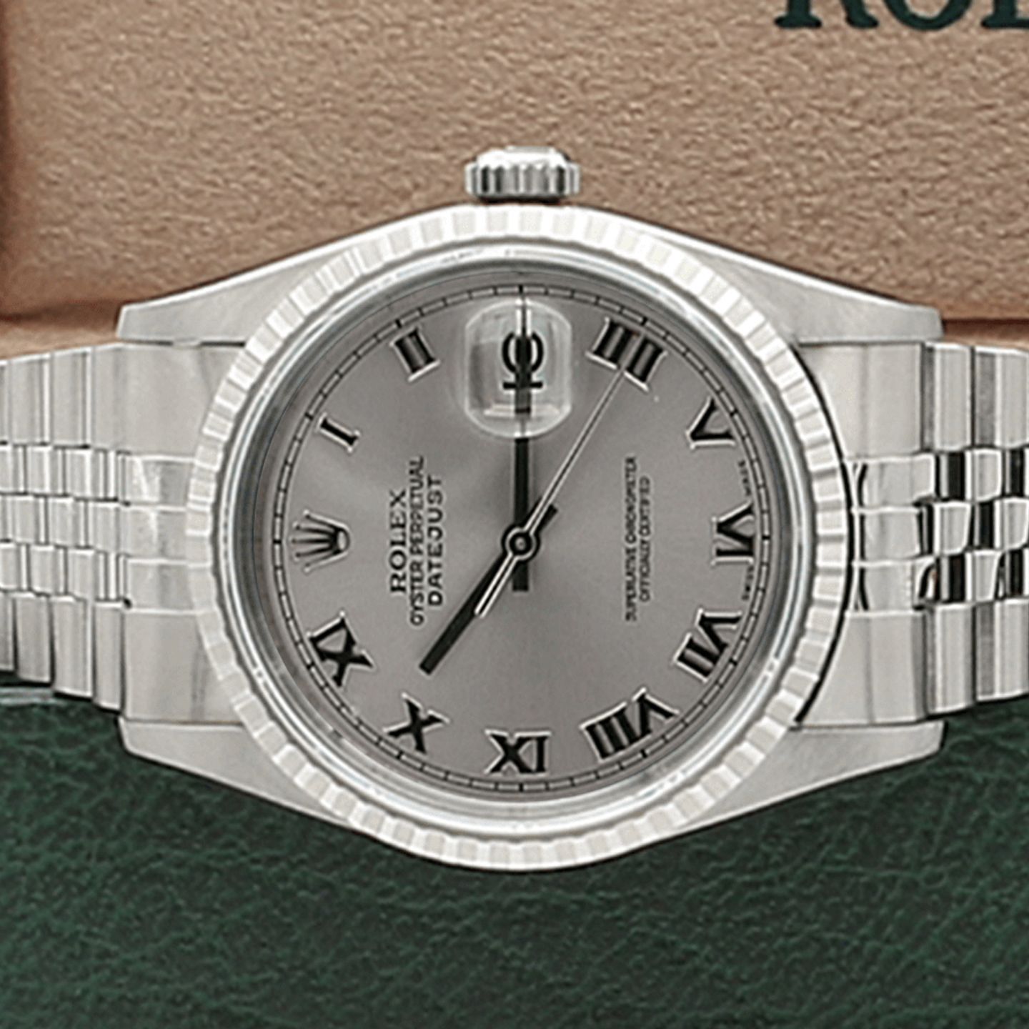 Rolex Datejust 36 16220 (Onbekend (willekeurig serienummer)) - 36mm Staal (1/7)