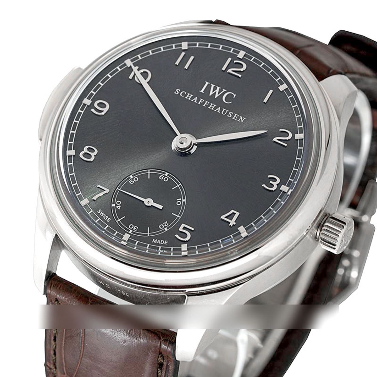 IWC Portuguese Minute Repeater IW544903 (Onbekend (willekeurig serienummer)) - Grijs wijzerplaat 44mm Witgoud (2/5)