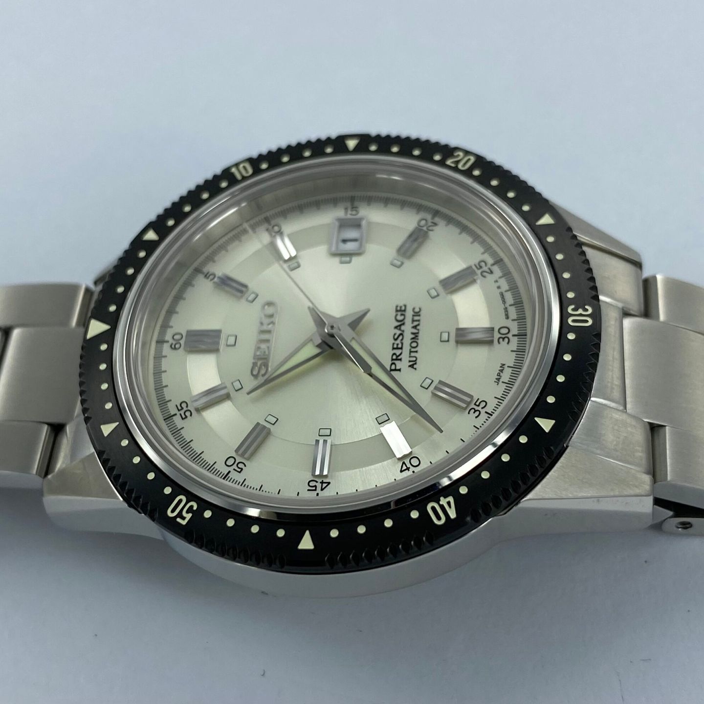 Seiko Presage - (Onbekend (willekeurig serienummer)) - Zilver wijzerplaat 41mm Staal (3/6)