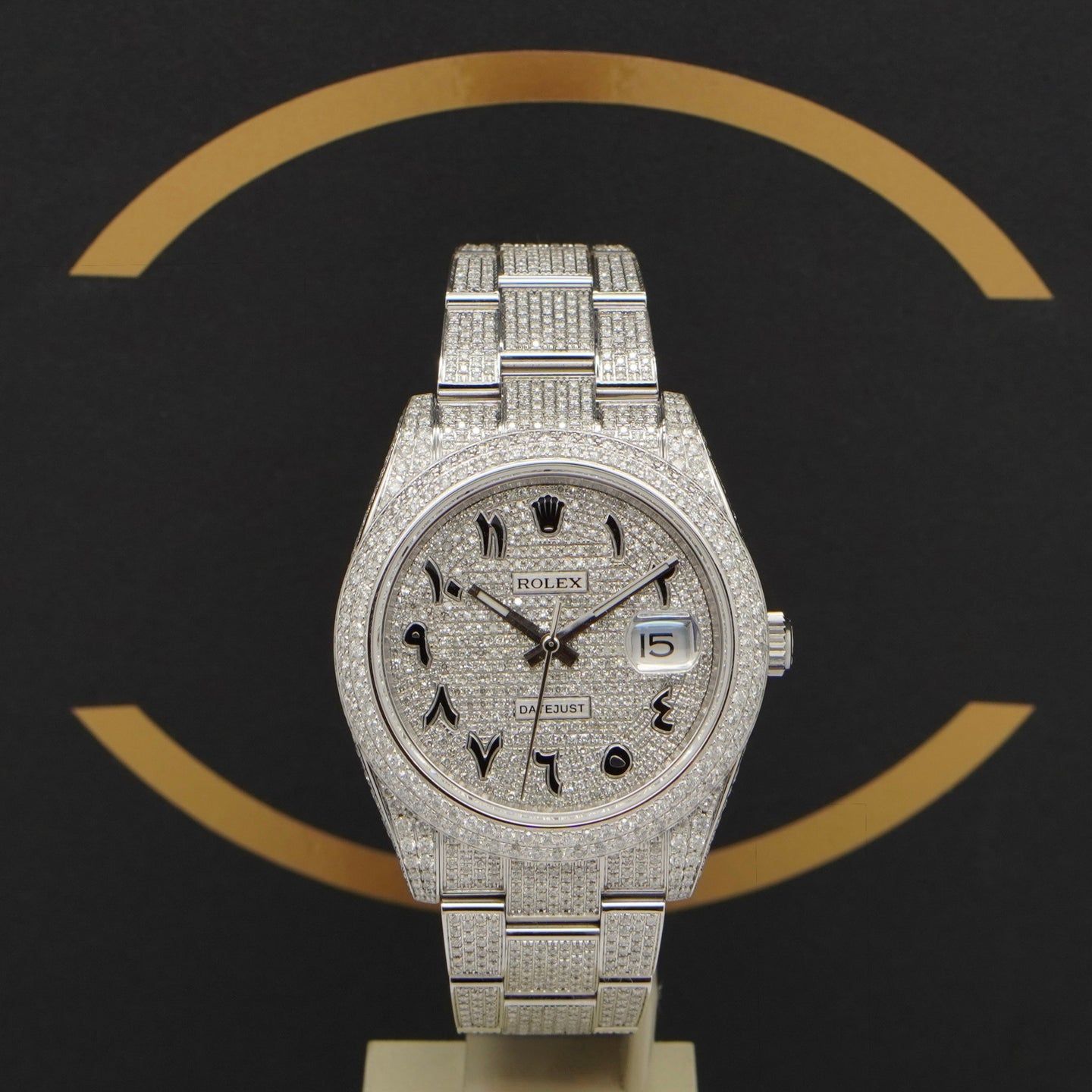 Rolex Datejust 41 126300 (2022) - Diamant wijzerplaat 41mm Staal (1/7)
