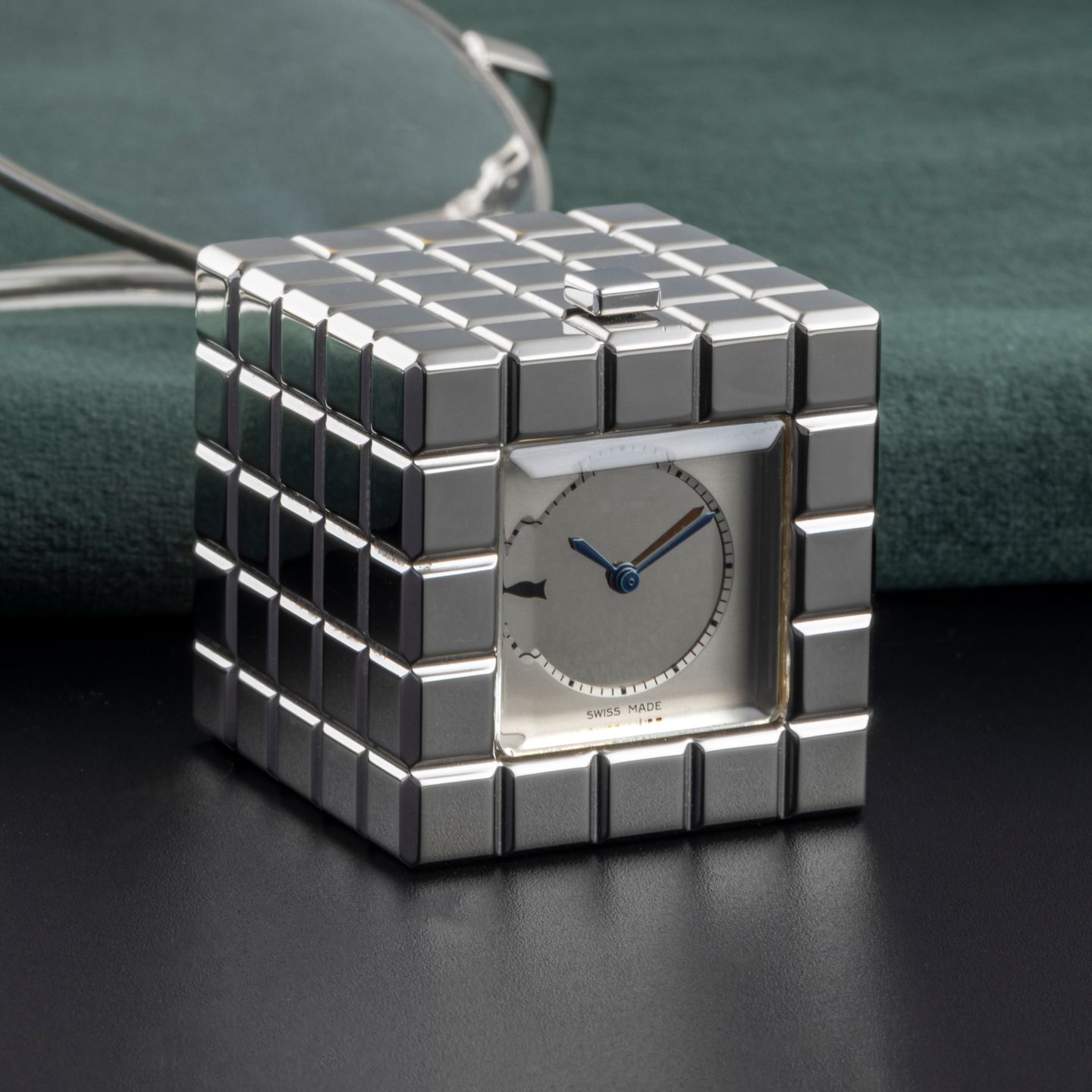 Chopard Ice Cube 51/8898/01 (2005) - Silver dial 35 mm Silver case (1/8)